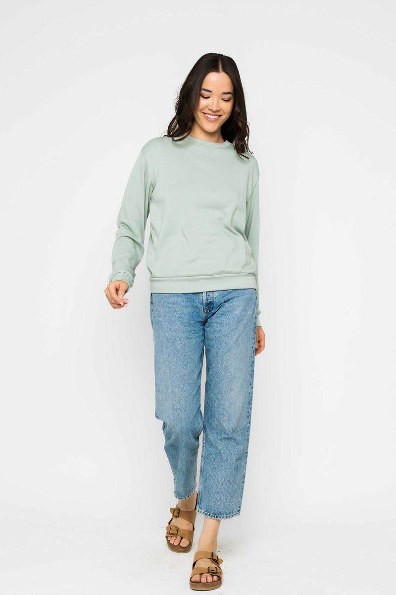 Jenna Luxe Fleece Crew