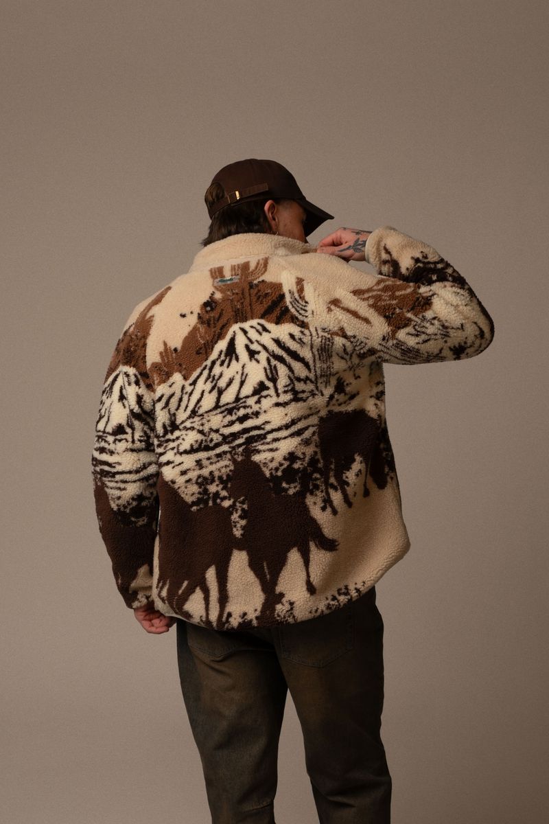 Printed Sherpa Fleece