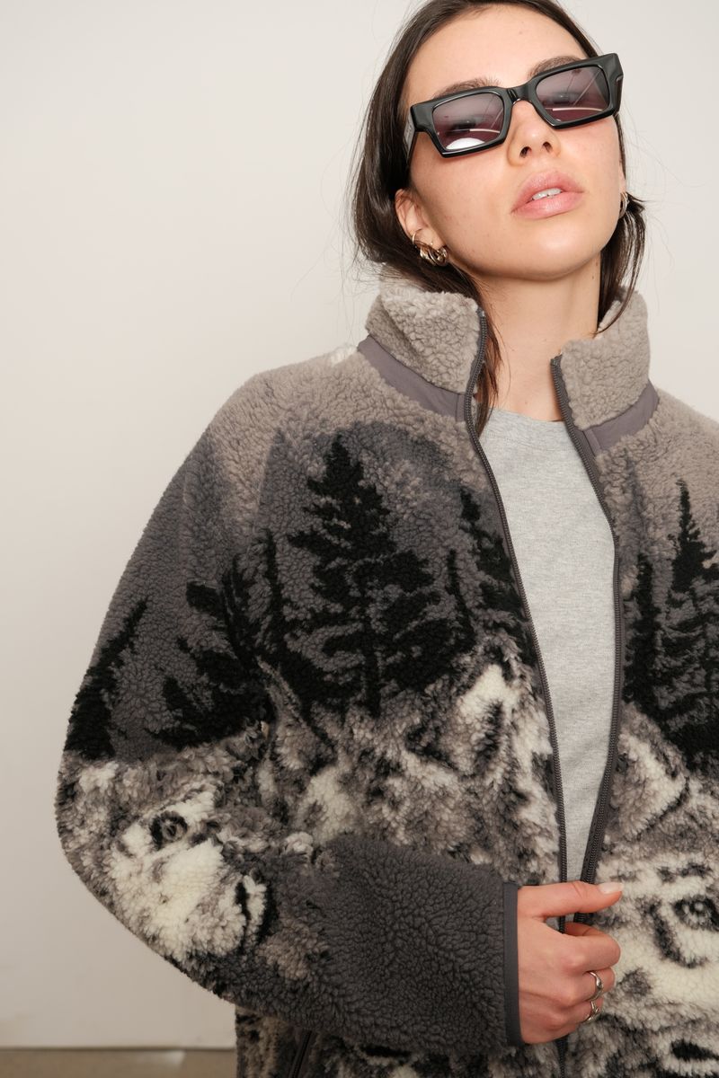 Printed Sherpa Fleece