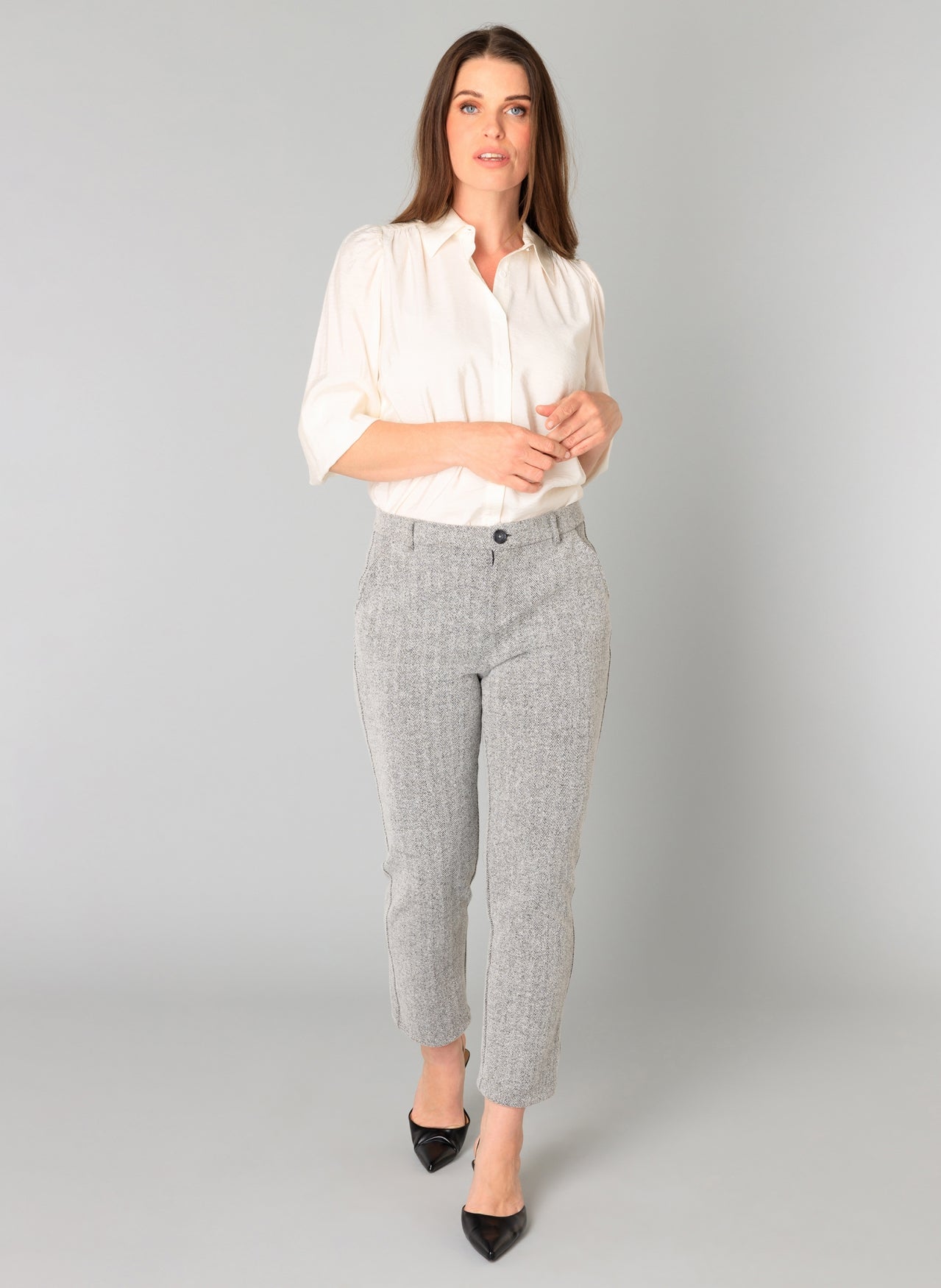 Bertille Tweed Cigarette Pant