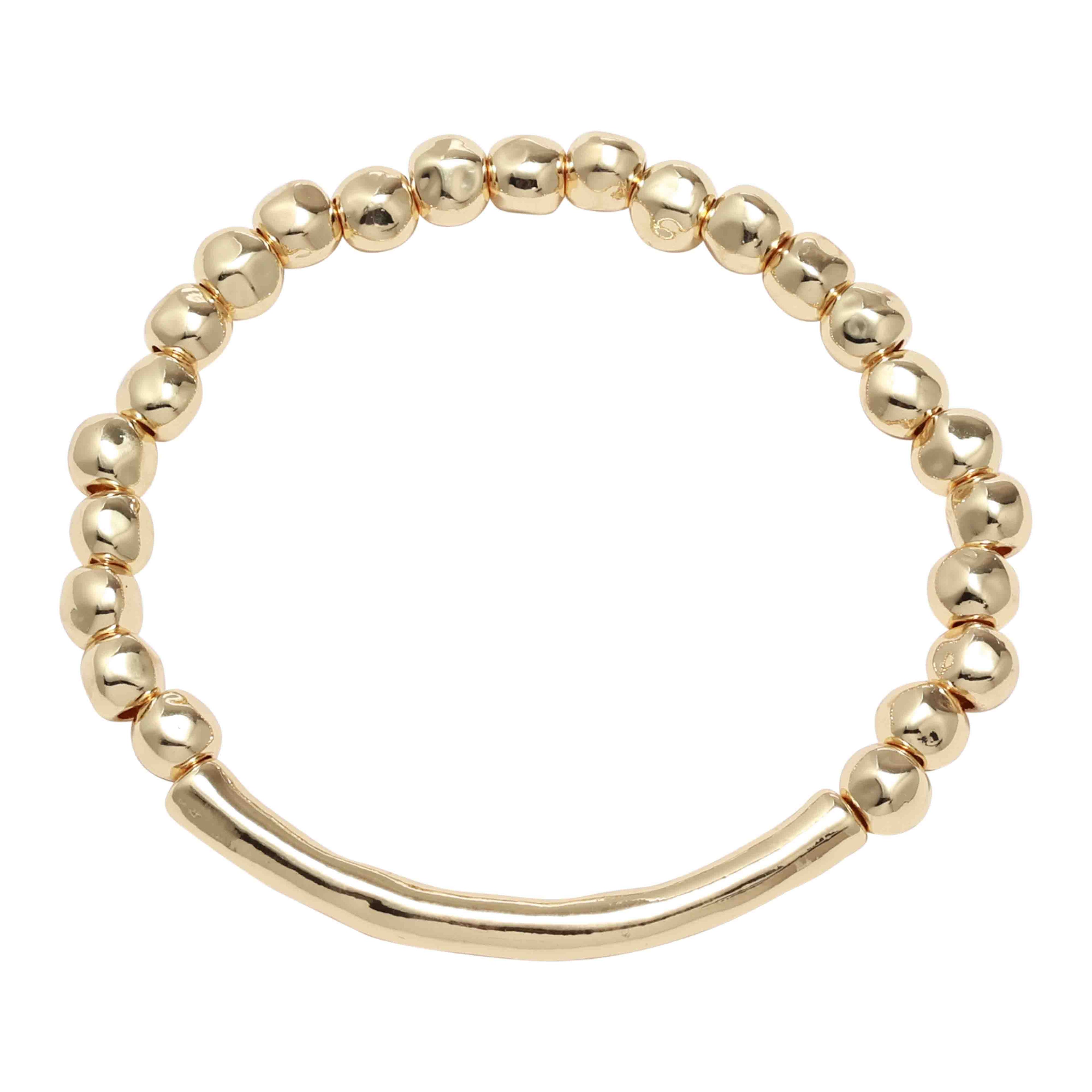 Elastic Beaded Fashion Bracelet