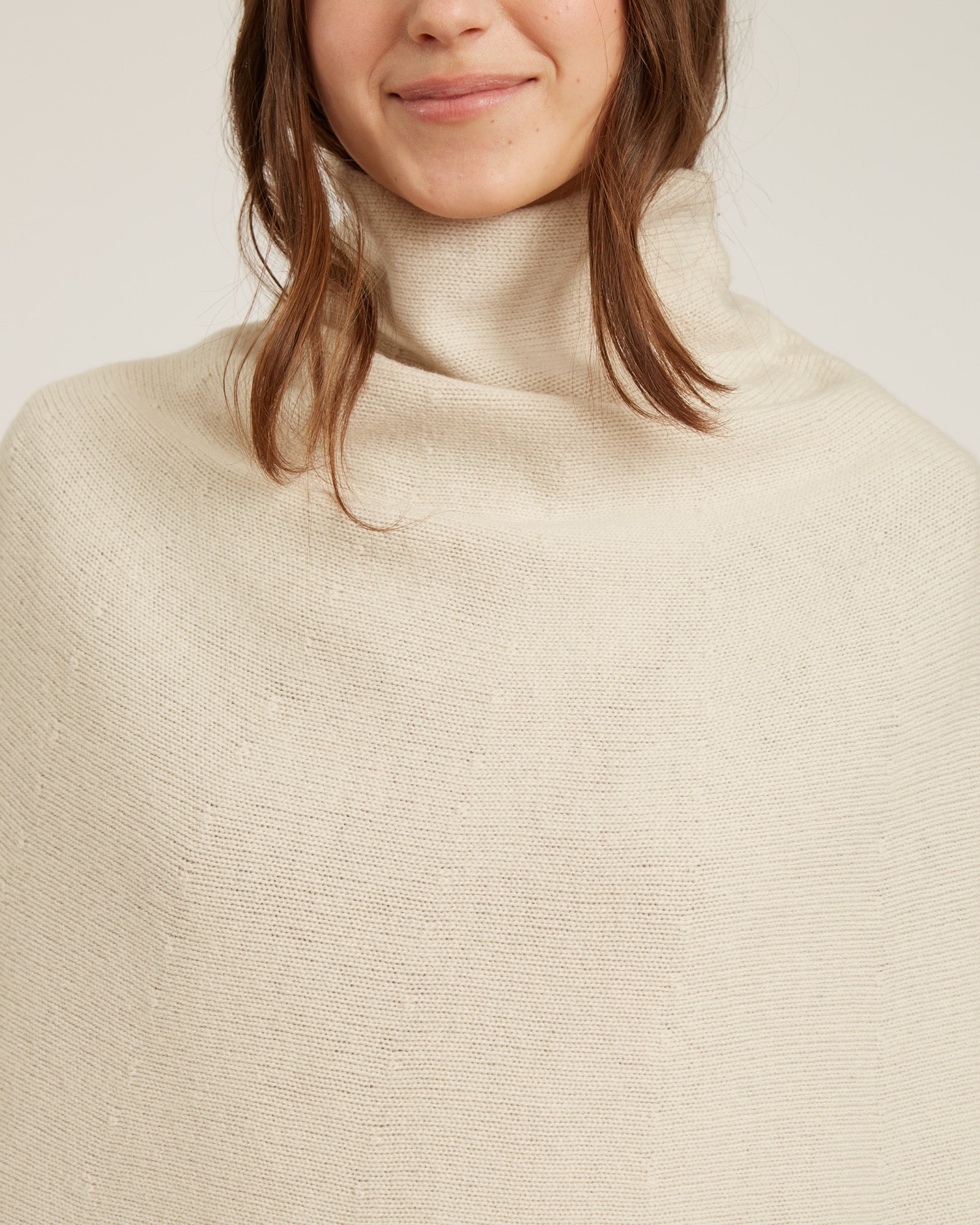 Carla Wool & Cashmere Poncho