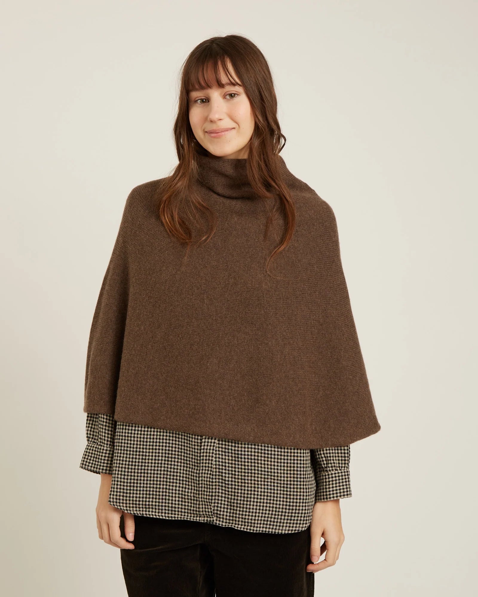 Carla Wool & Cashmere Poncho