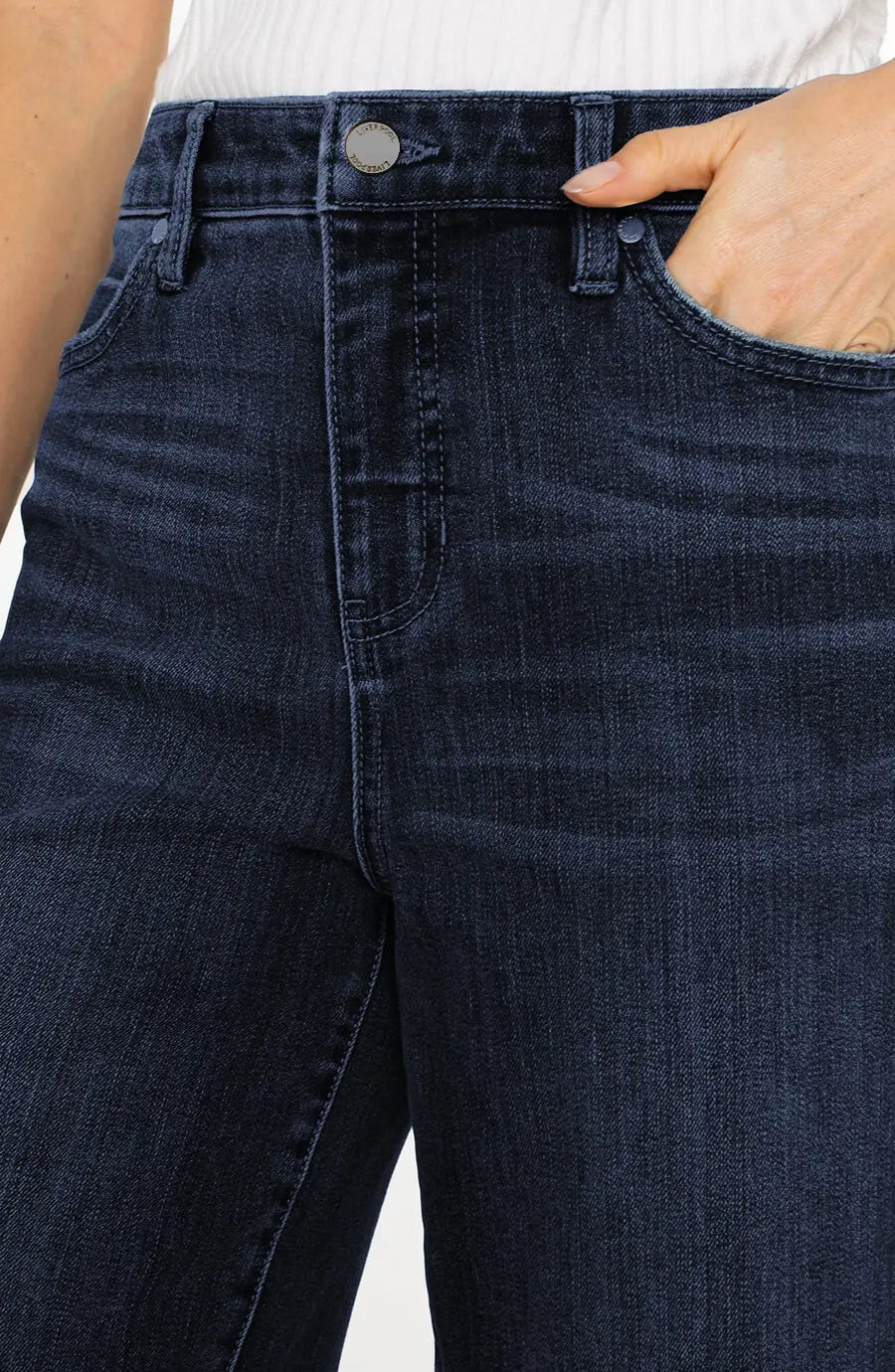 Stride High Rise Wide Leg Crop Jeans