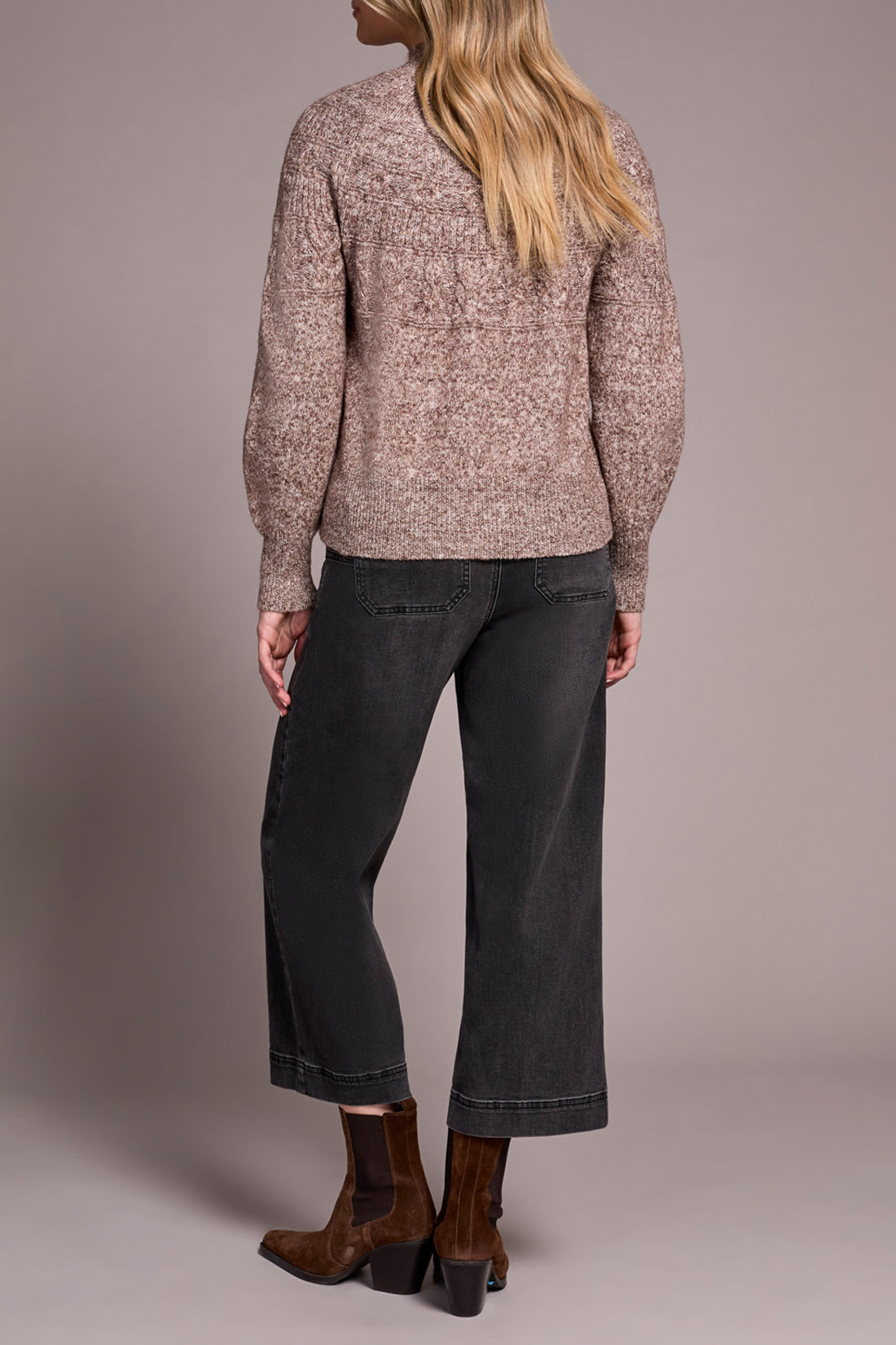 Long Sleeve Mock Neck Sweater