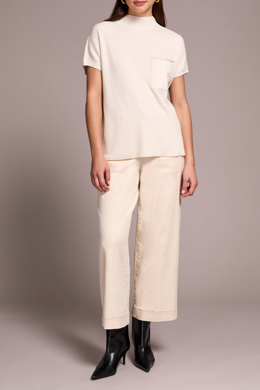 Short Sleeve Dolman Sweater