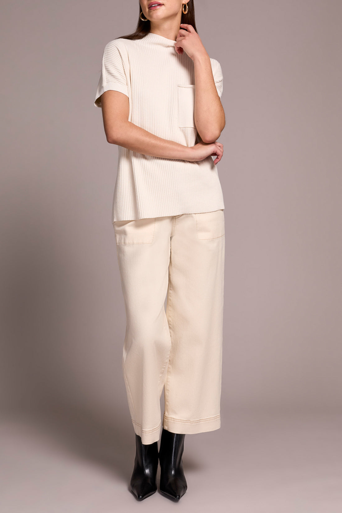 Short Sleeve Dolman Sweater