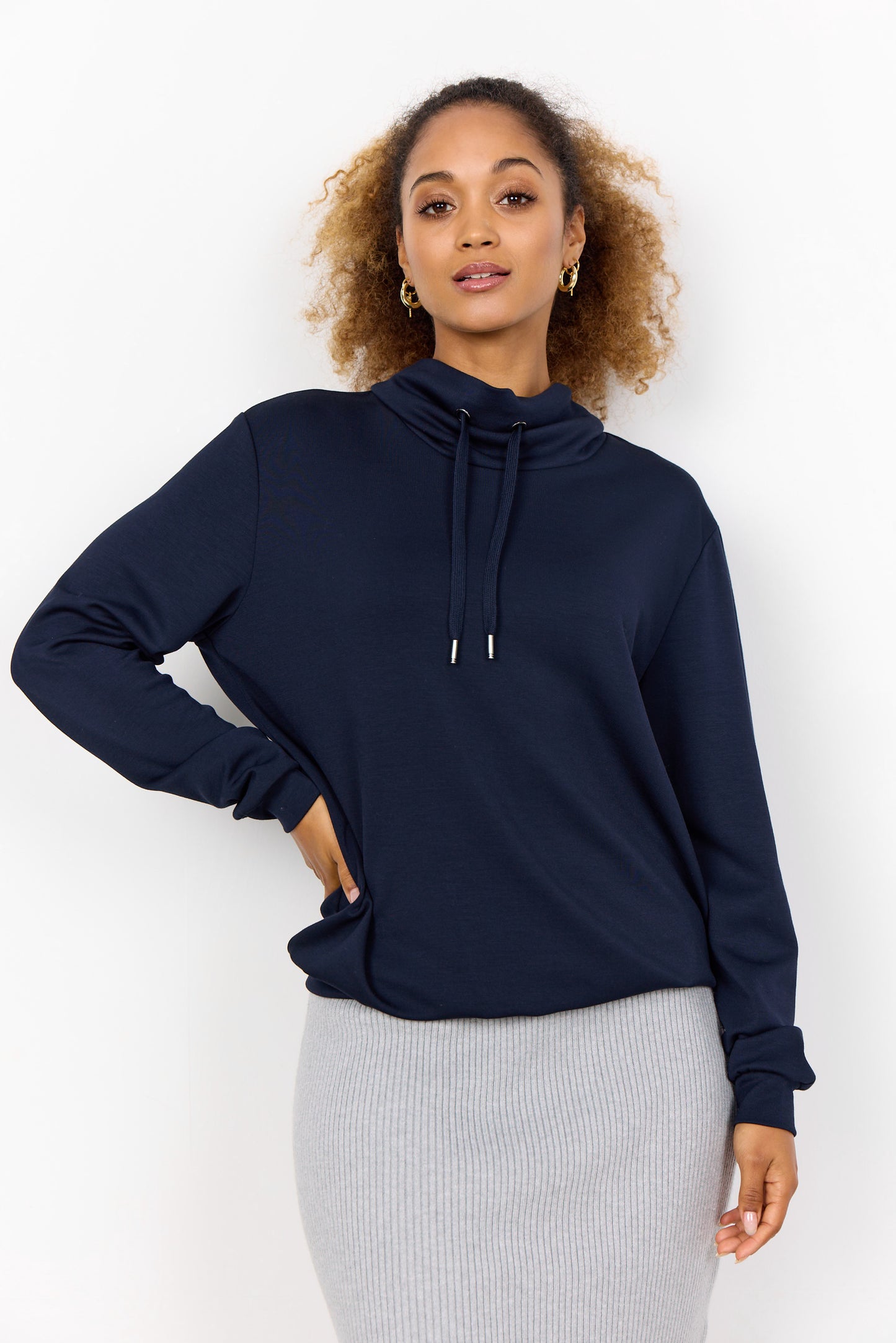 Banu Soft Drawstring Sweatshirt