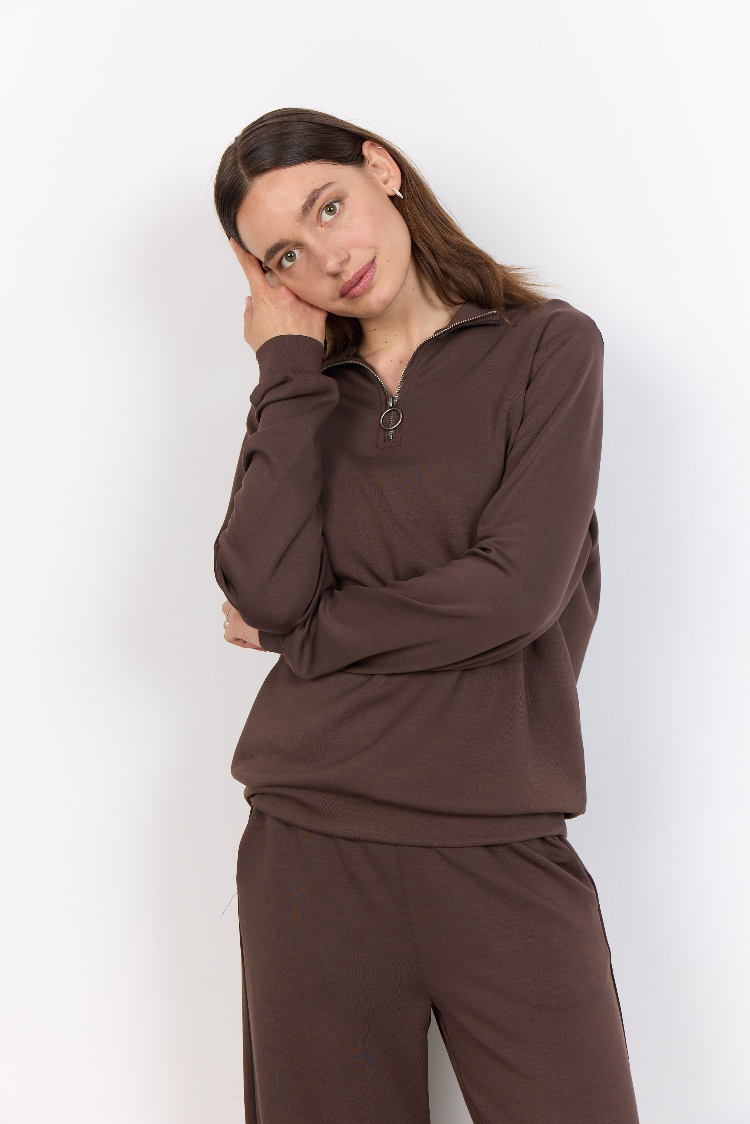 Banu Soft Half-Zip Sweatshirt
