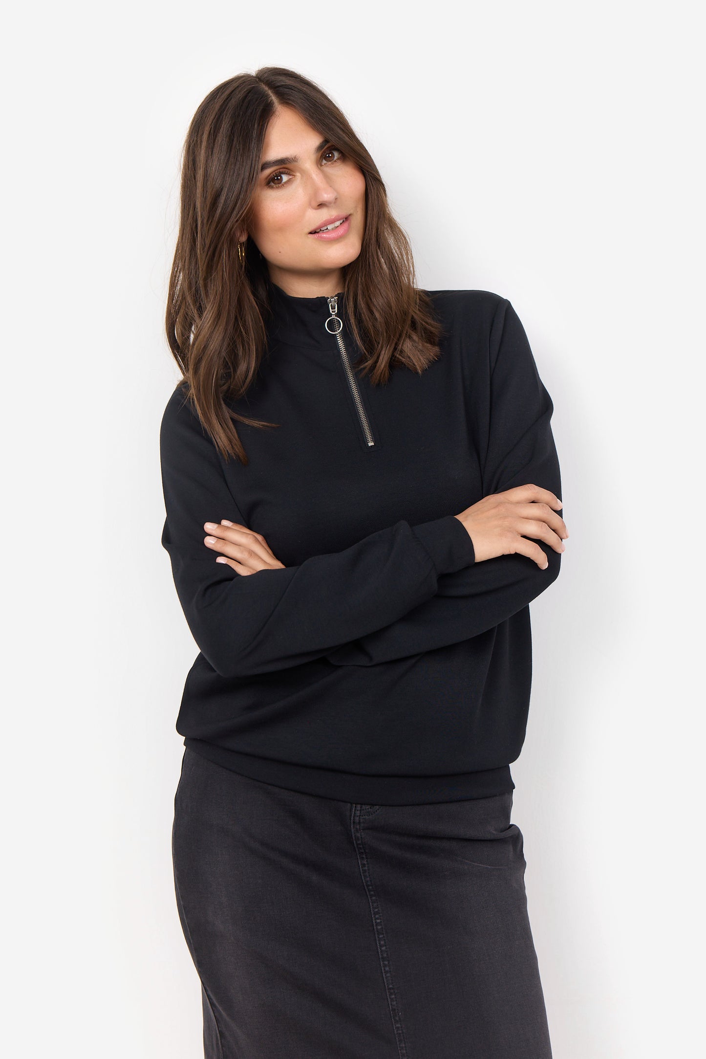 Banu Soft Half-Zip Sweatshirt