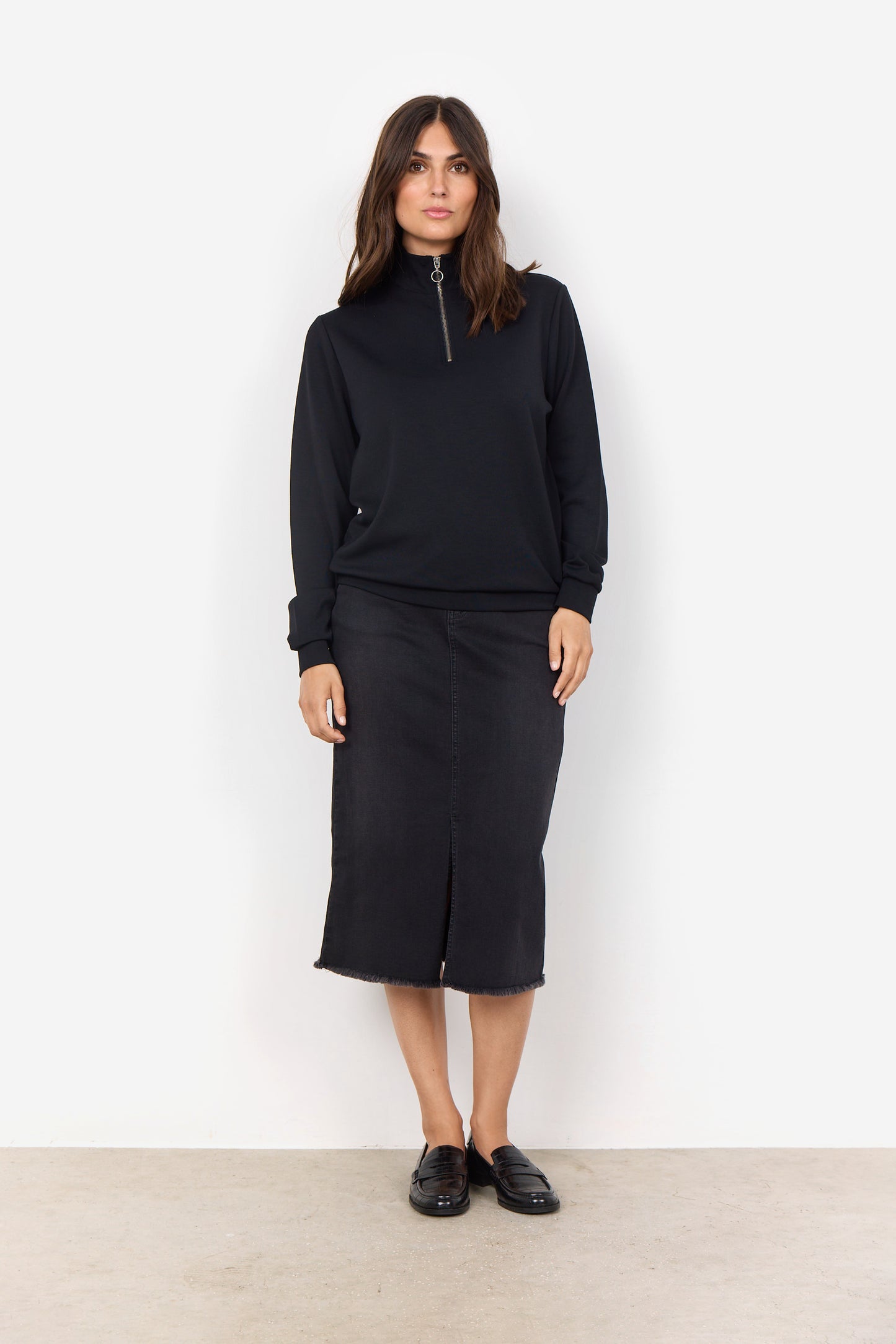 Banu Soft Half-Zip Sweatshirt