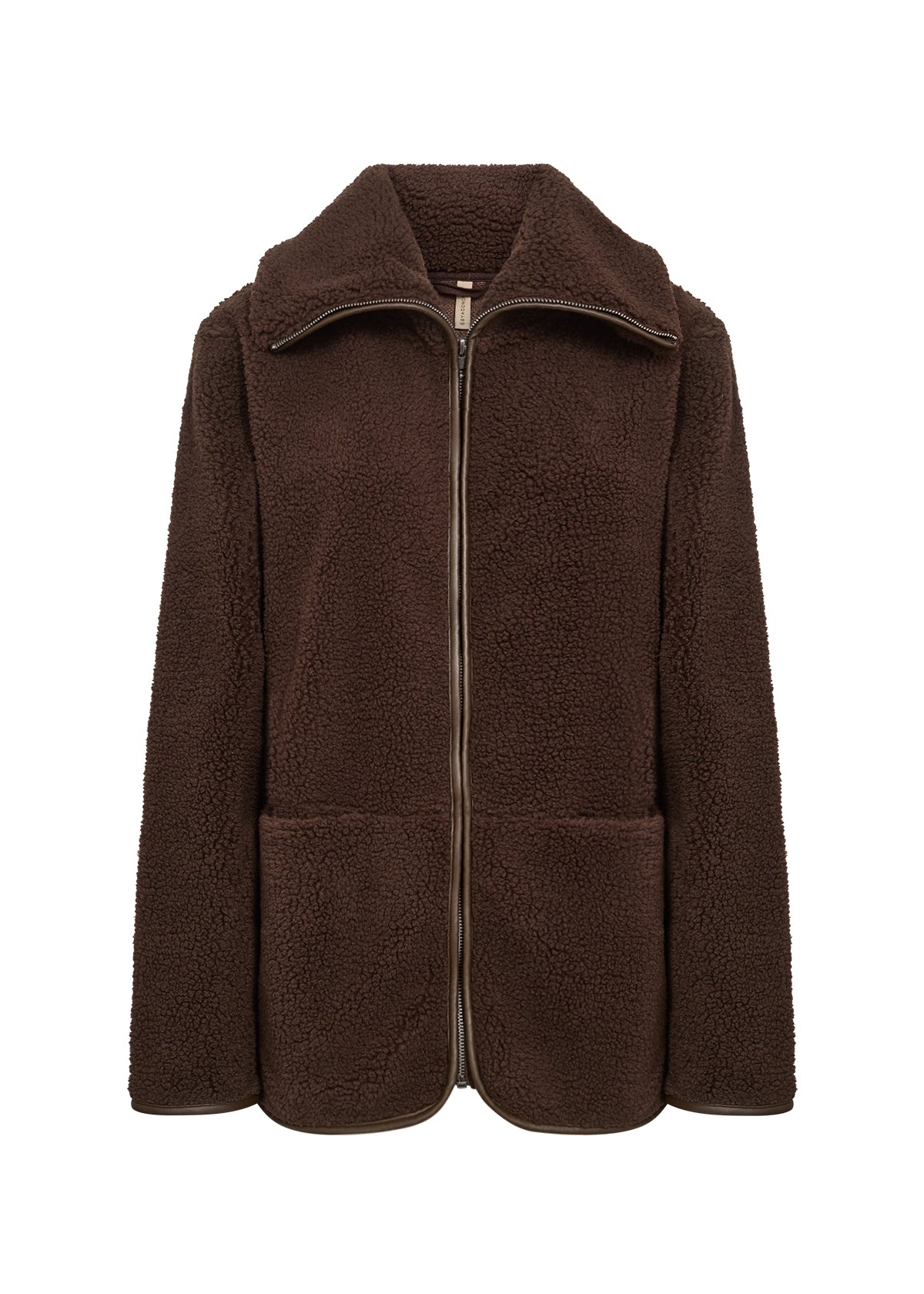 Onyx Zip Up Teddy Jacket