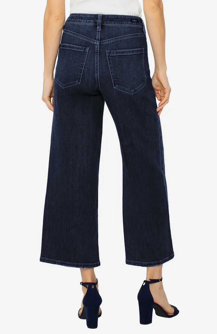 Stride High Rise Wide Leg Crop Jeans