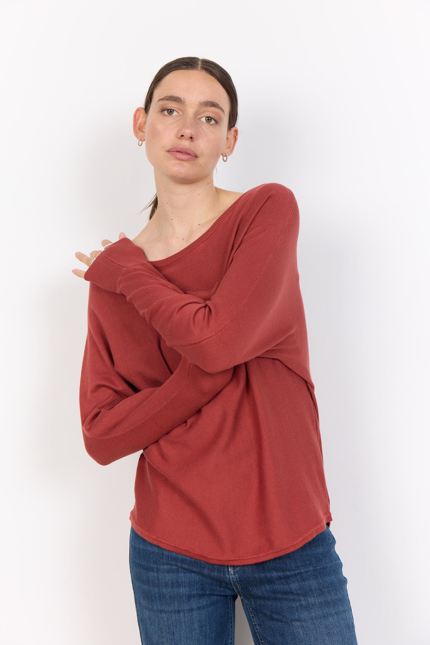 Dollie Back Button Detail Sweater