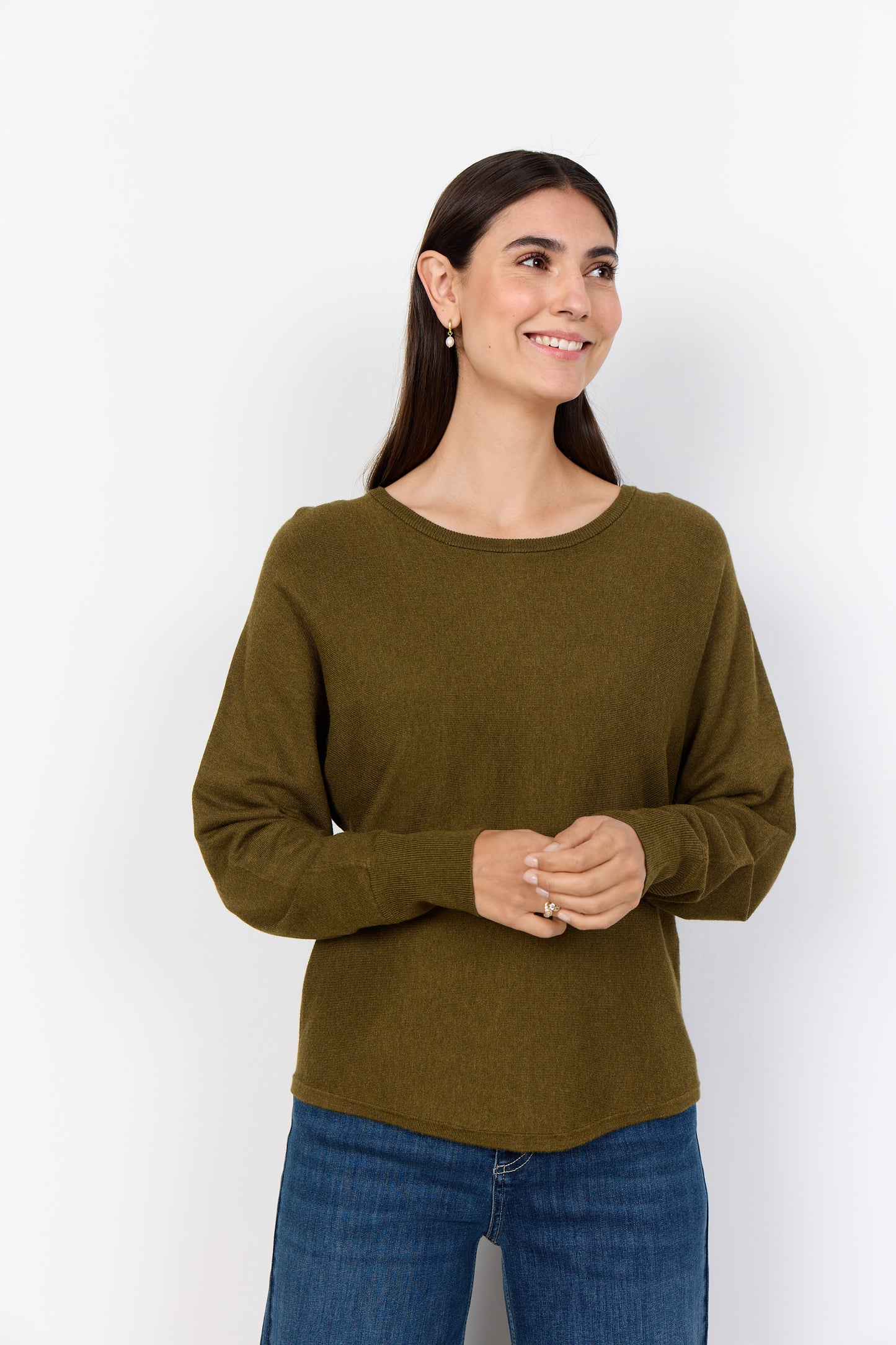 Dollie Back Button Detail Sweater