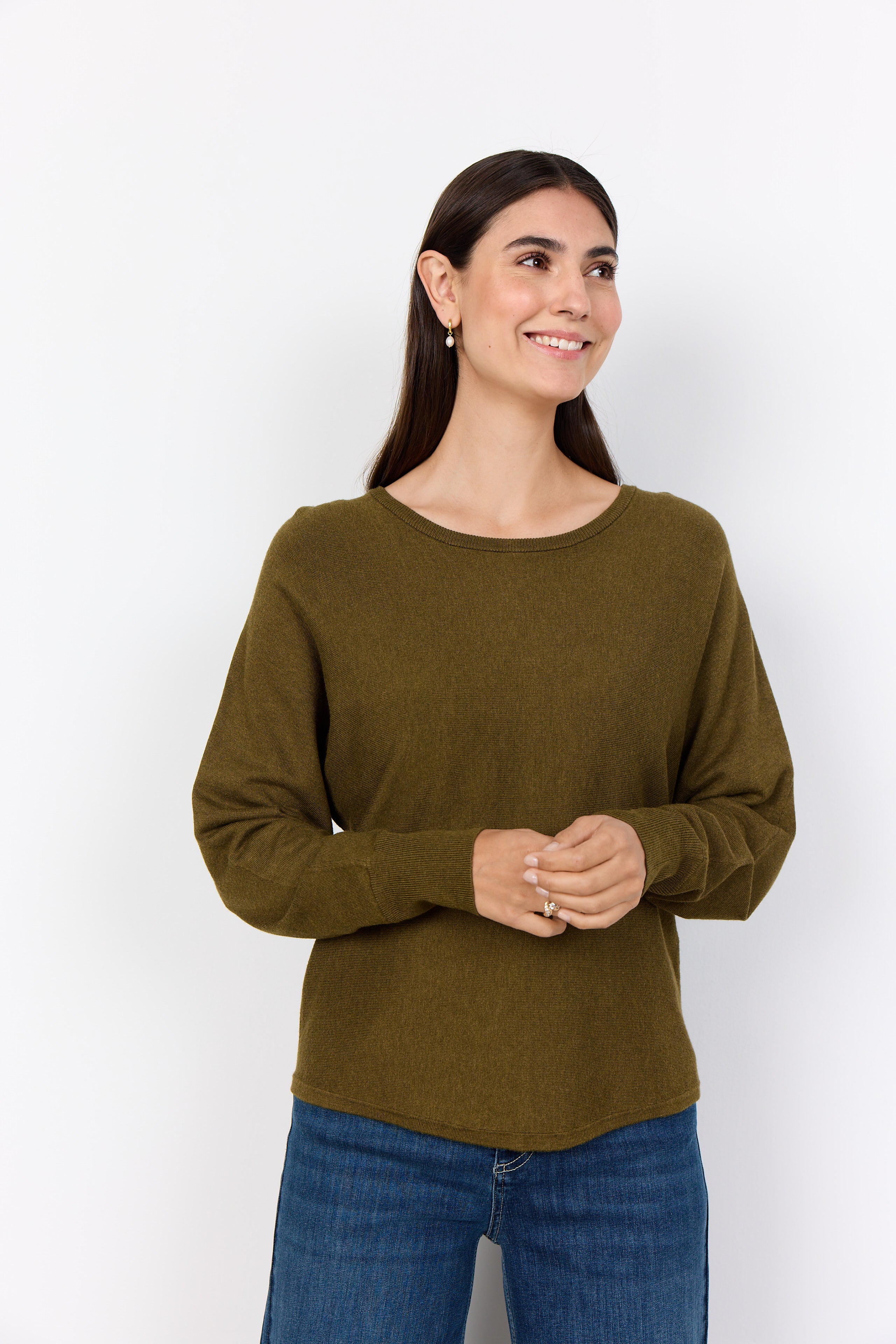Dollie Back Button Detail Sweater