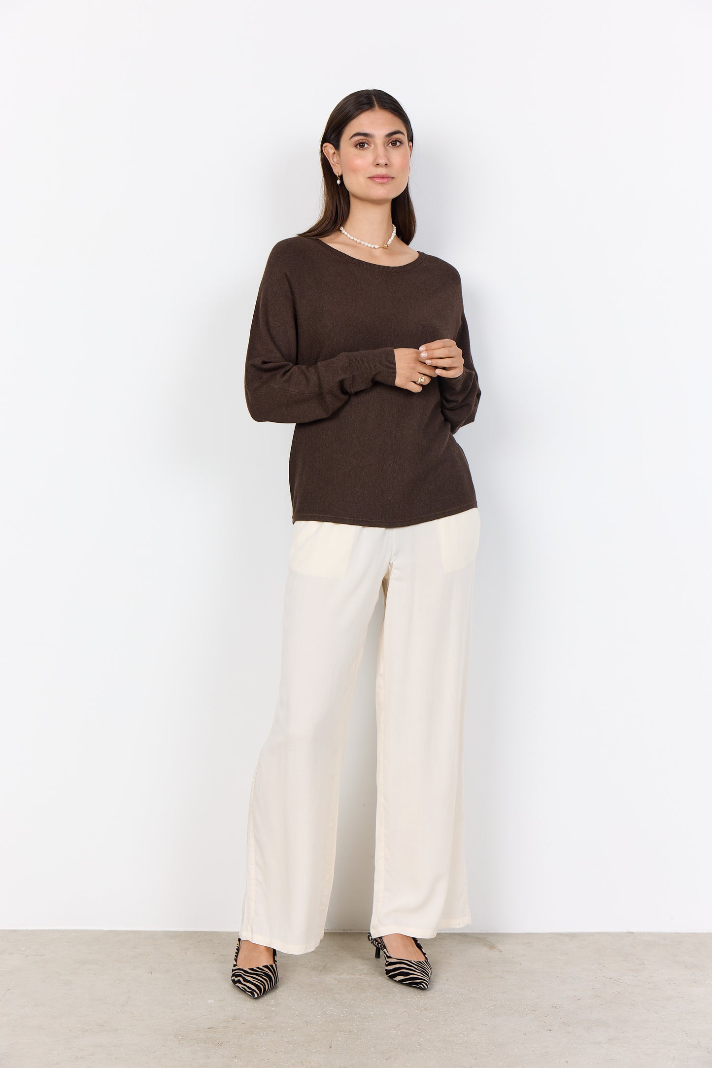 Dollie Back Button Detail Sweater