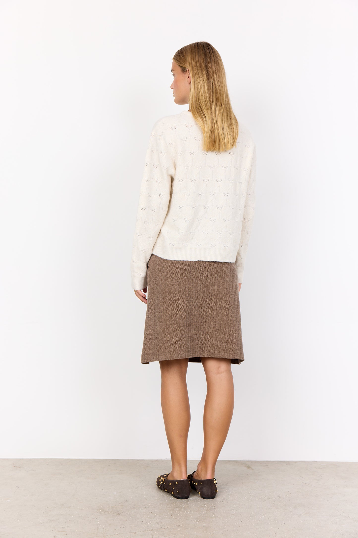 Delicate Textured Knit Cardigan