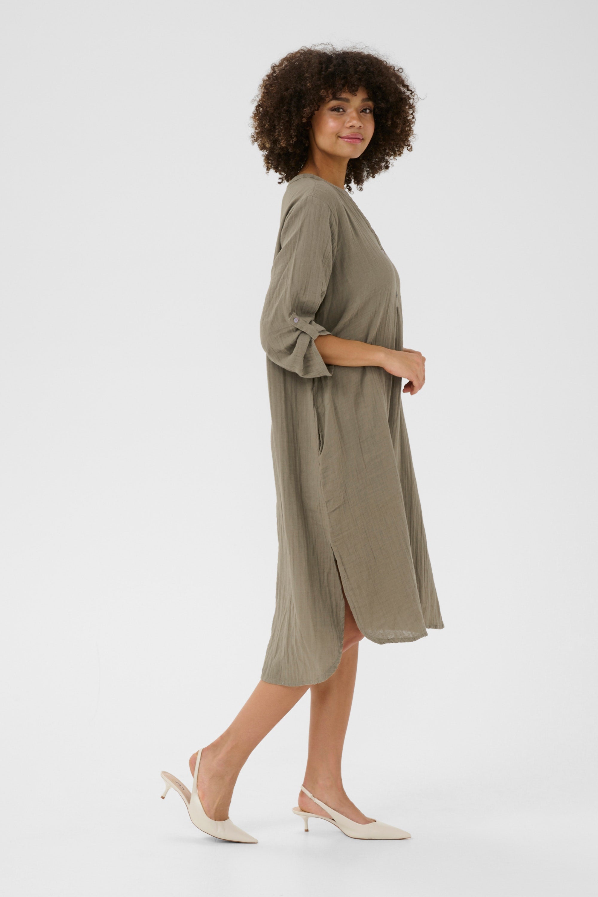 Myra Cotton Midi Dress