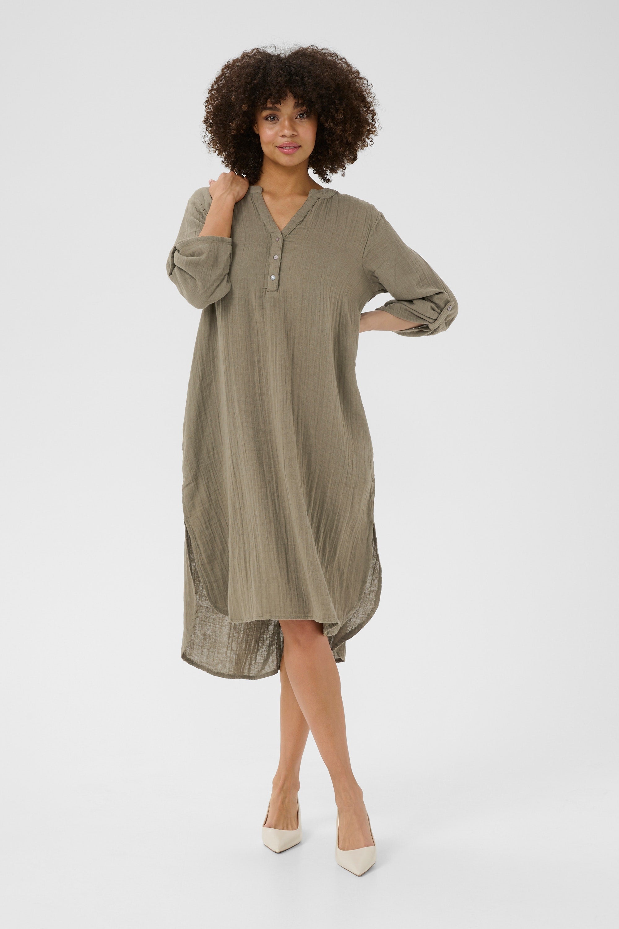 Myra Cotton Midi Dress