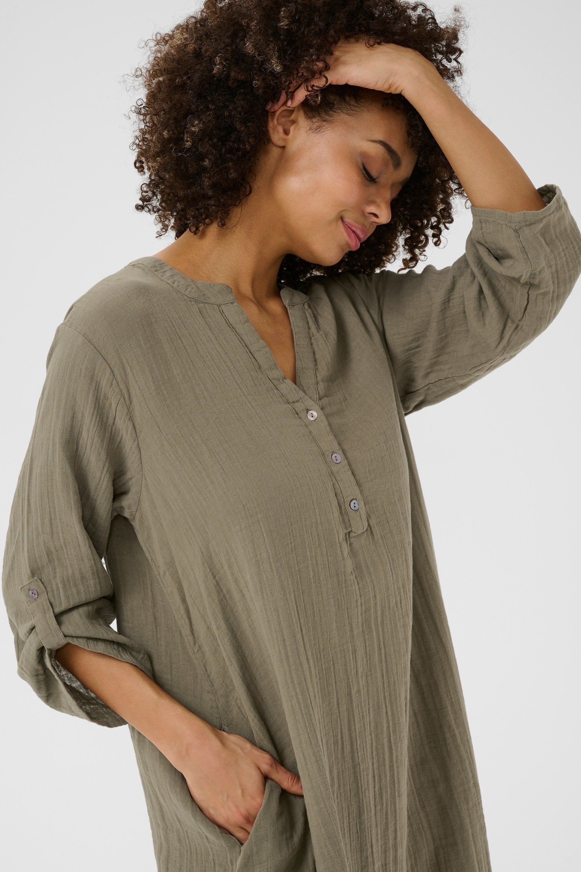 Myra Cotton Midi Dress