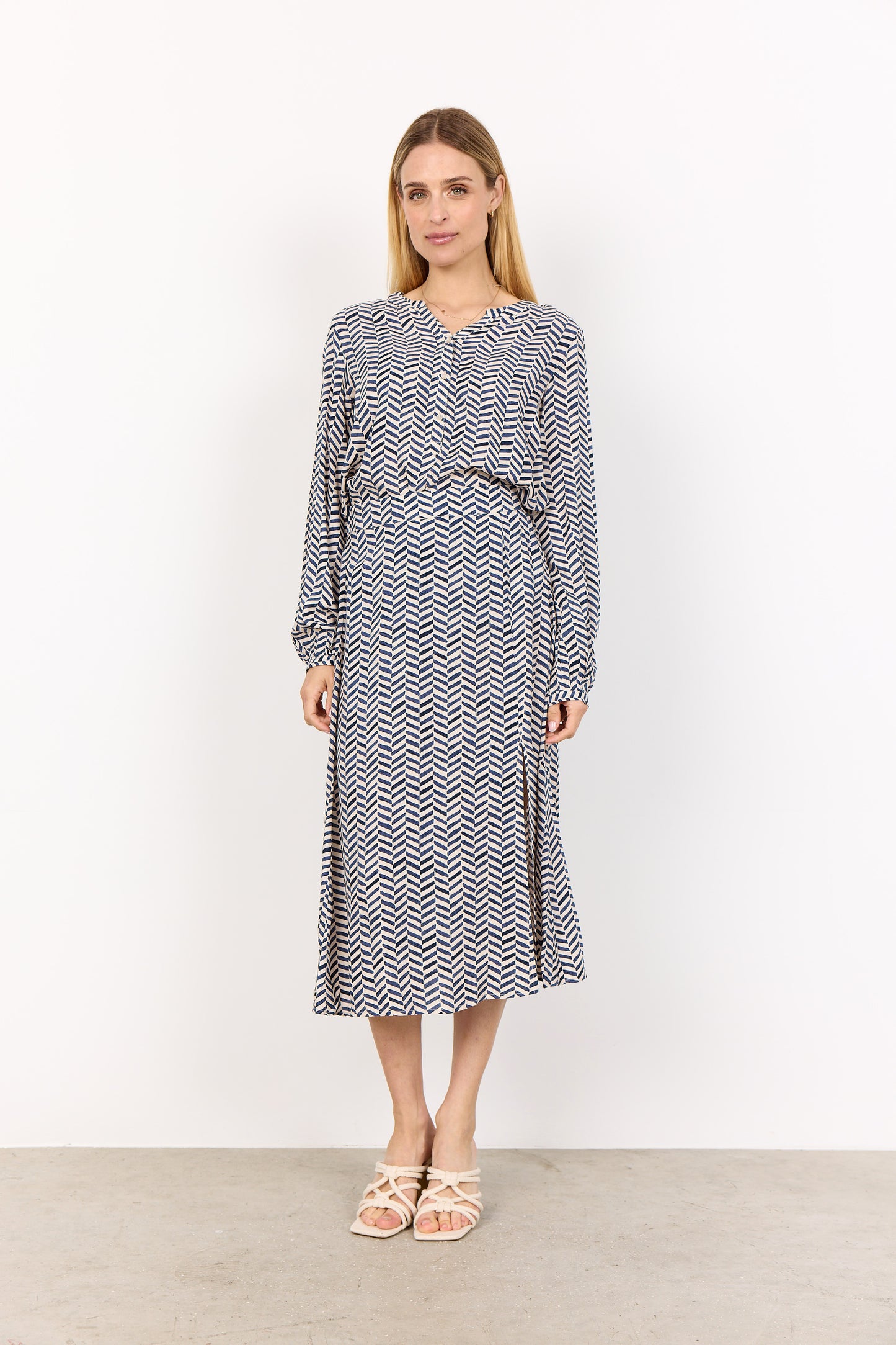 Selia Geometric Print Blouse