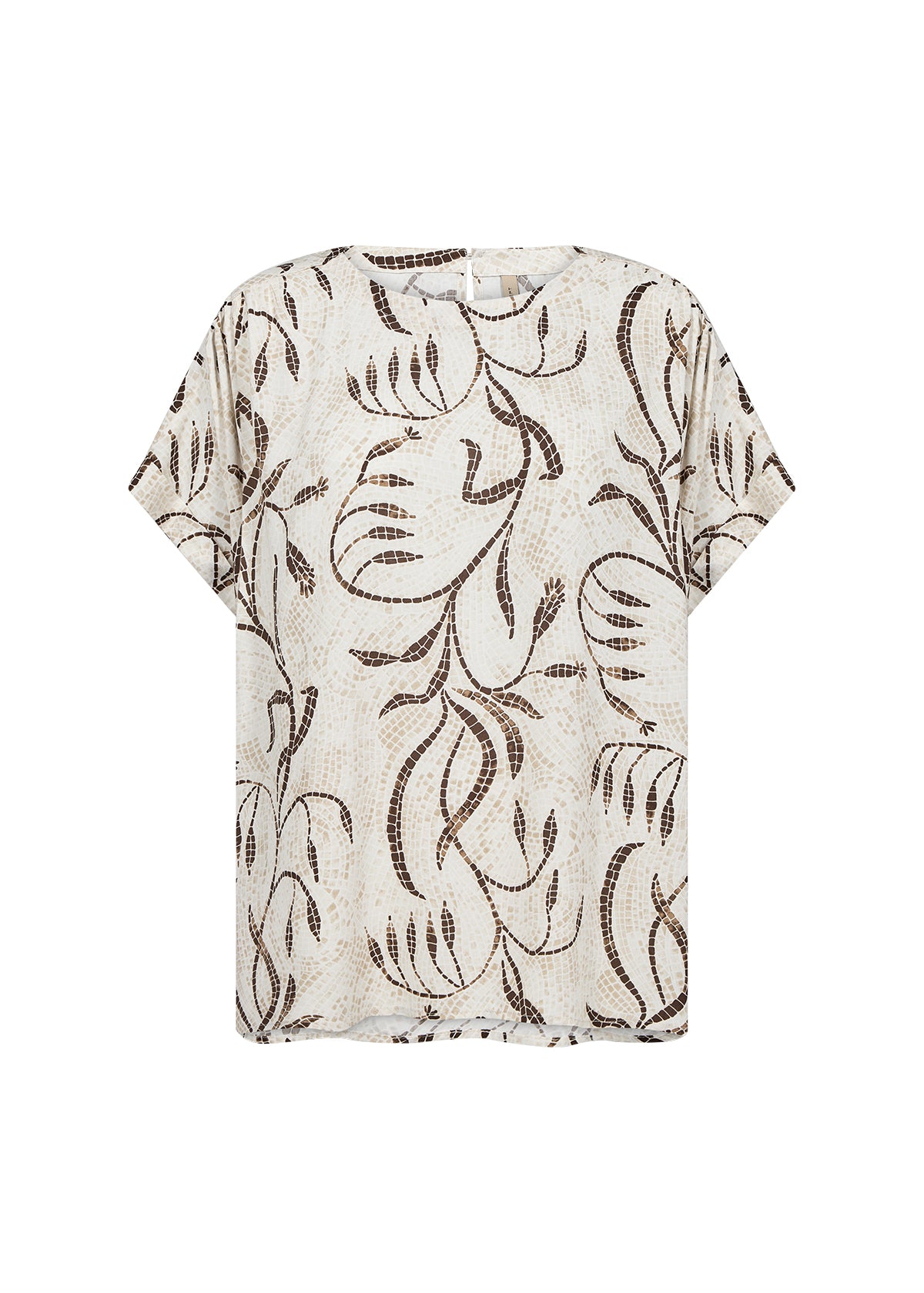 Sabira Mosaic Print Blouse