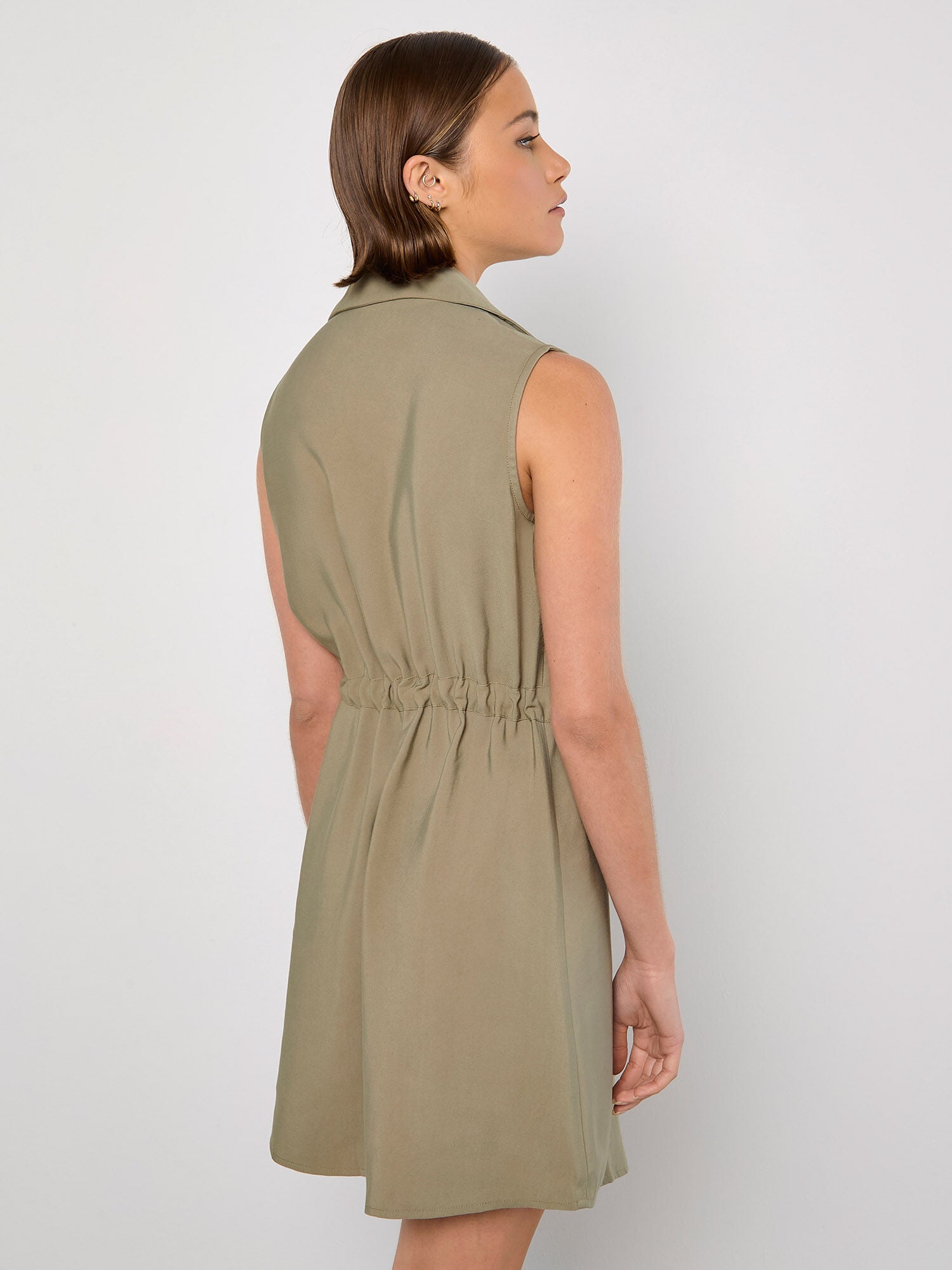 Utility Shirt Mini Dress