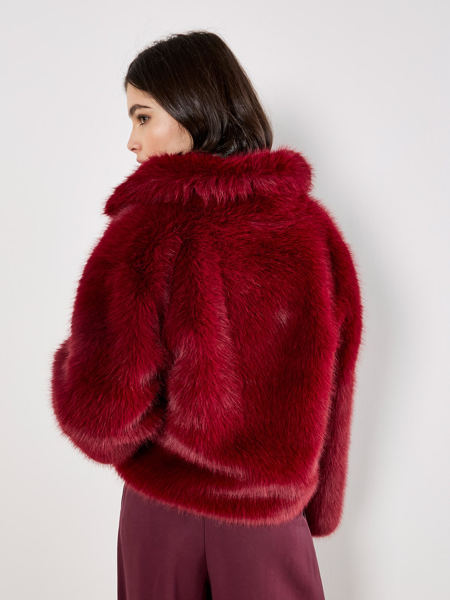 Fur Collar Short Coat