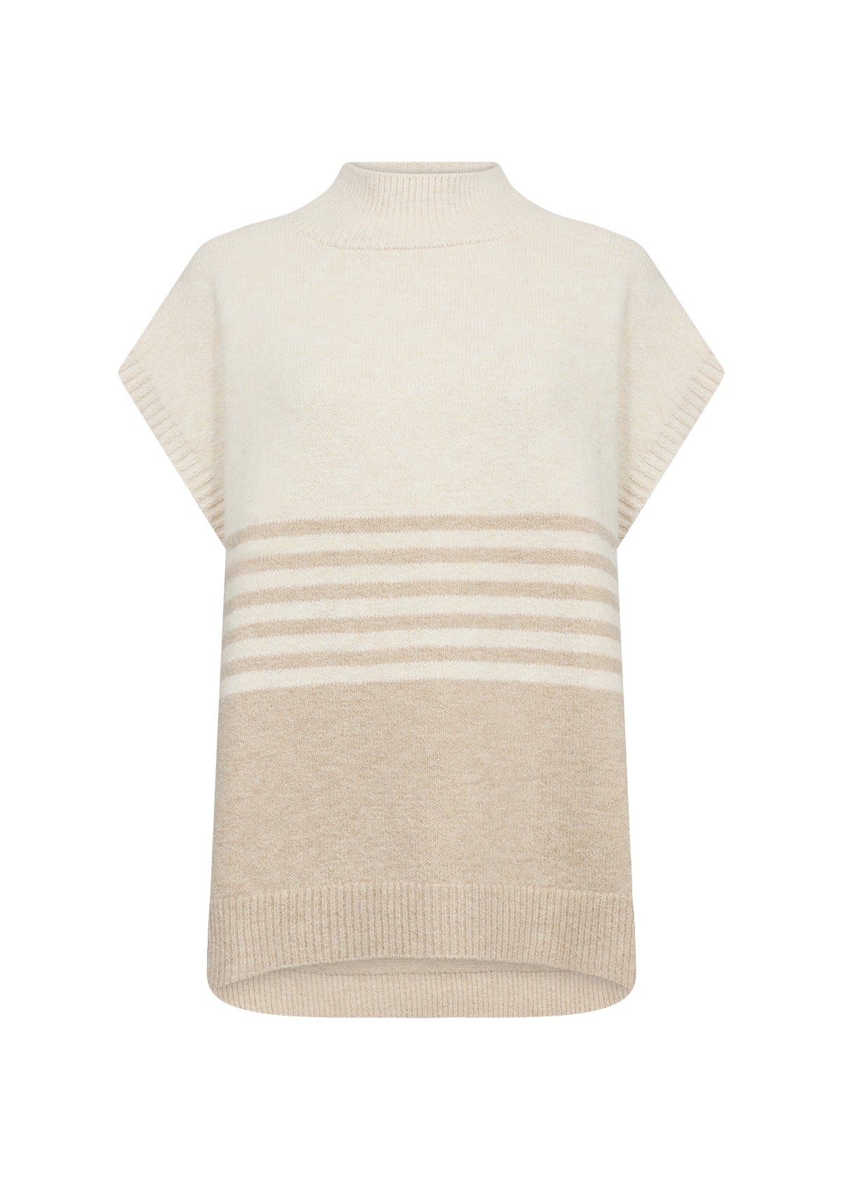 Selvi Striped Oversized Sweater Vest