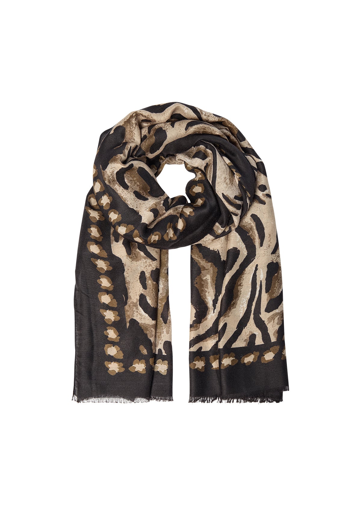Virna Animal Print Scarf