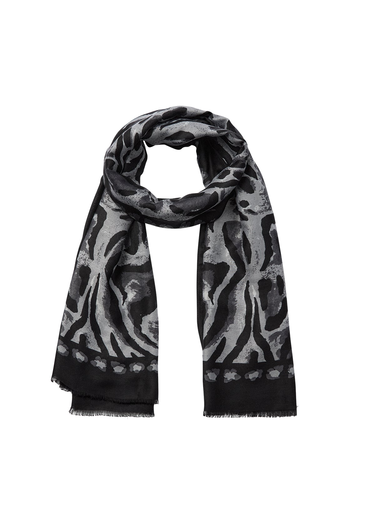Virna Animal Print Scarf