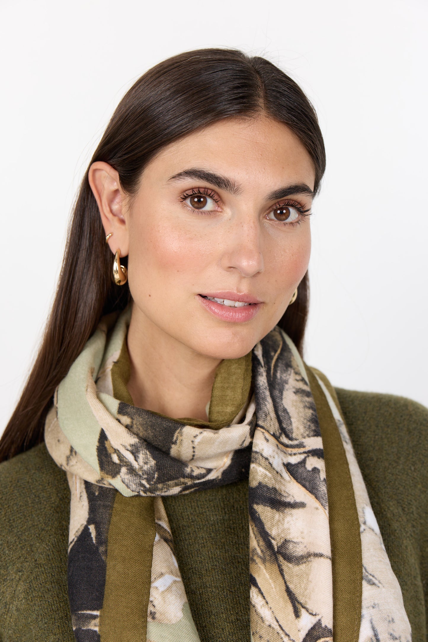 Vamellon Watercolour Print Scarf