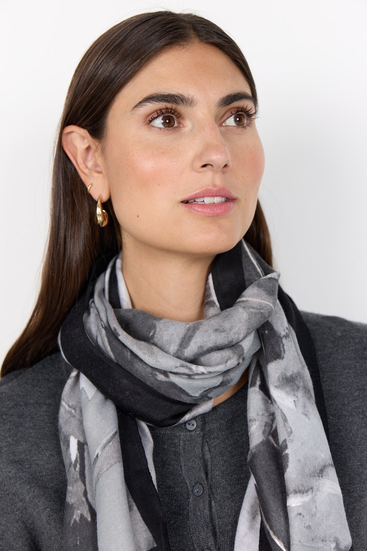 Vamellon Watercolour Print Scarf