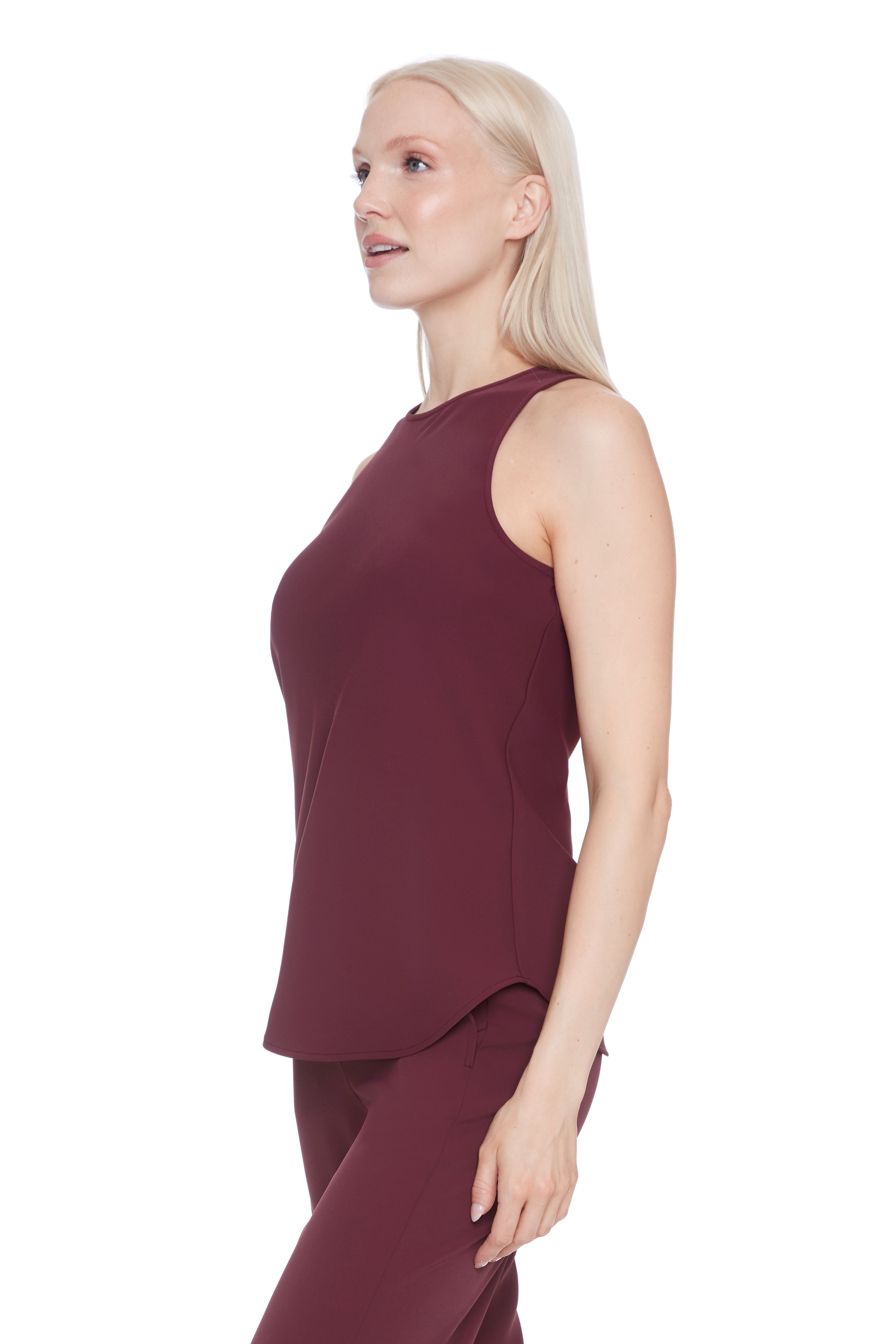 Back Zip Up Tank Top