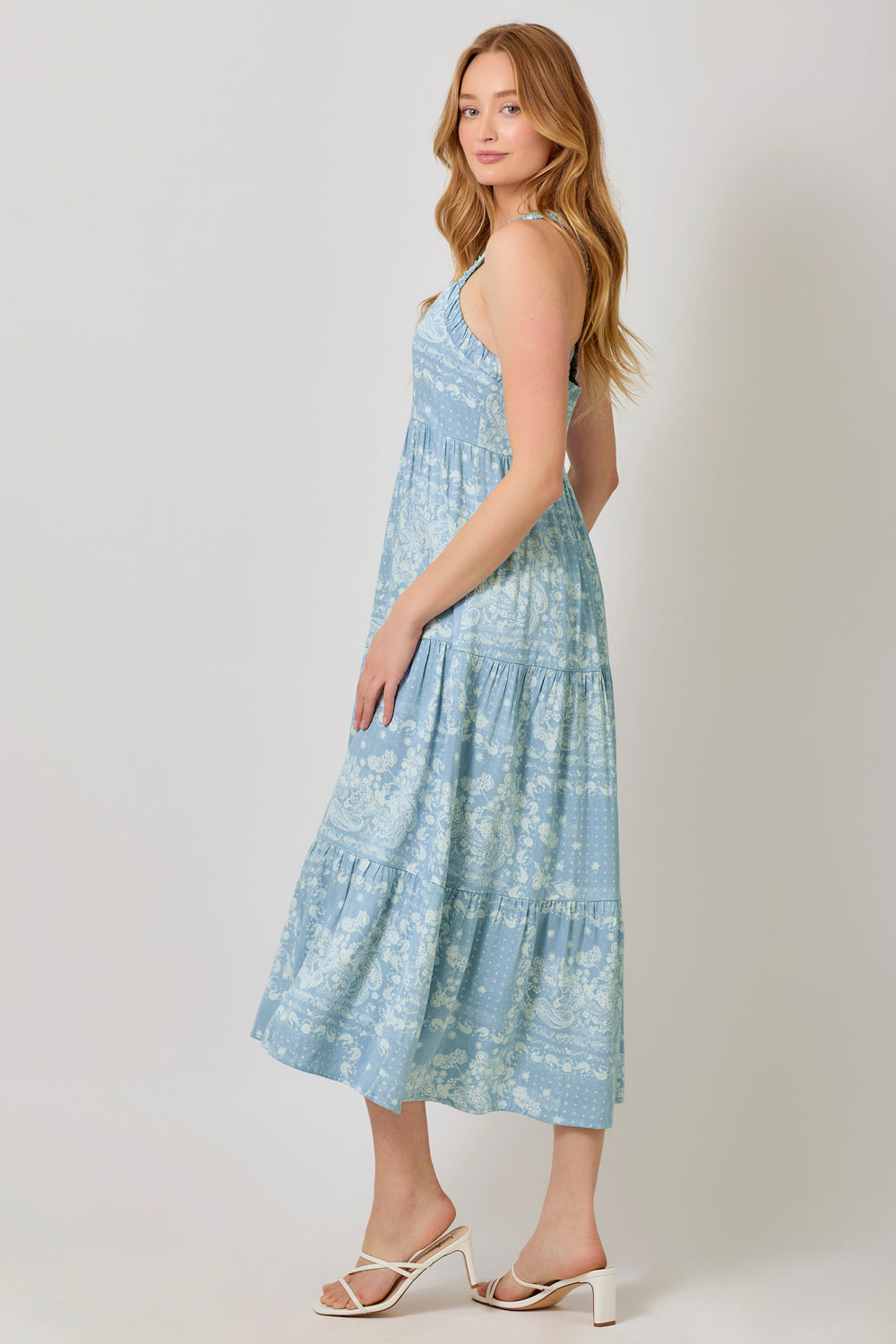 Tiered Midi Dress