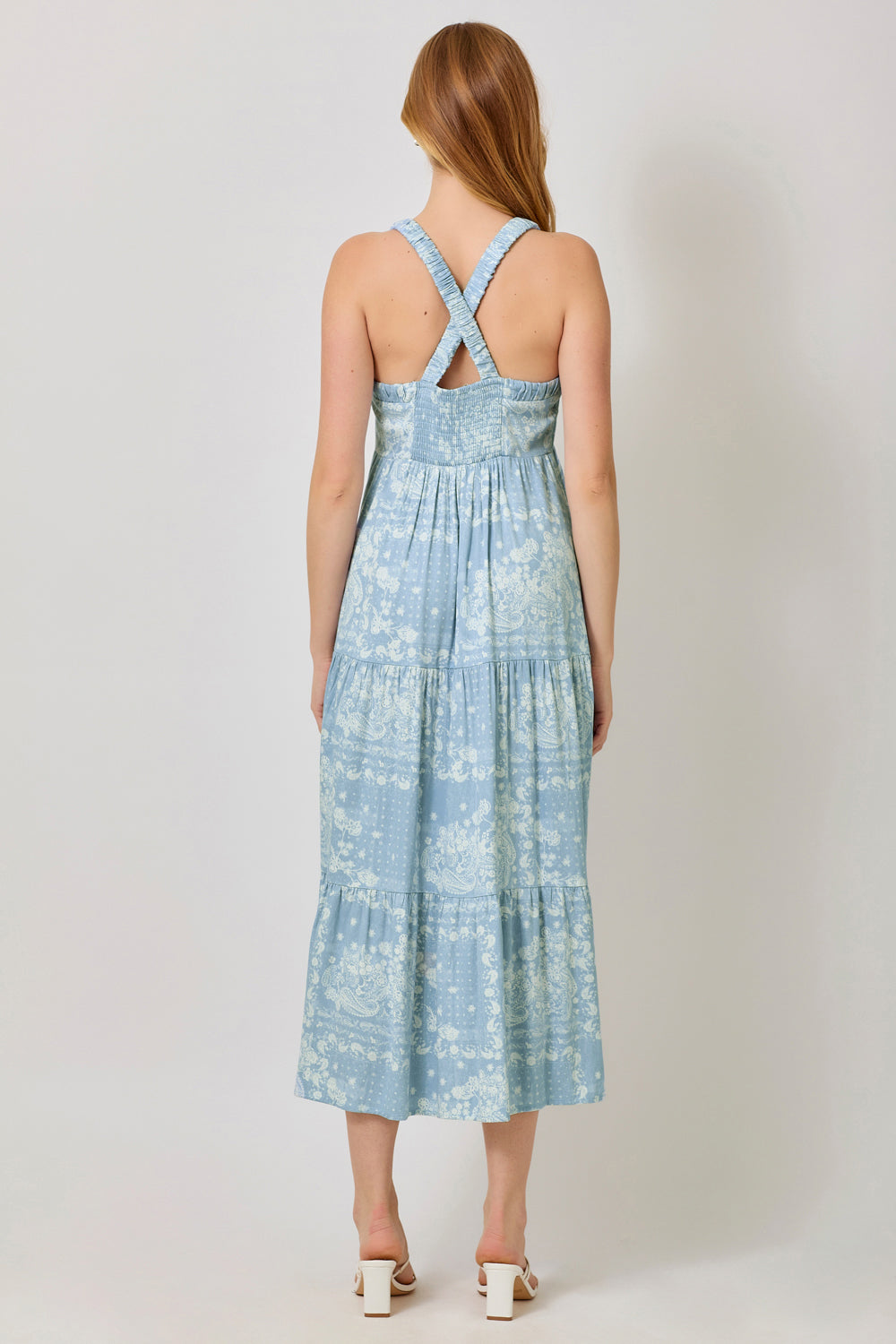 Tiered Midi Dress