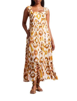 Flutter Strap Maxi Dress