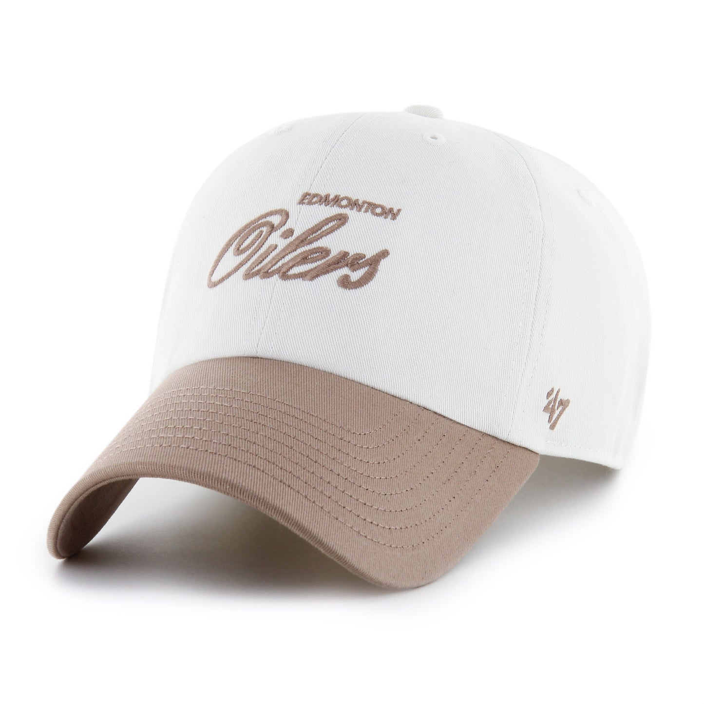 Edmonton Oilers Foundational Two Toned '47 Clean Up Dad Cap