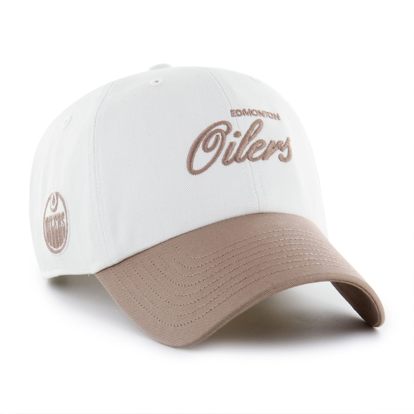 Edmonton Oilers Foundational Two Toned '47 Clean Up Dad Cap