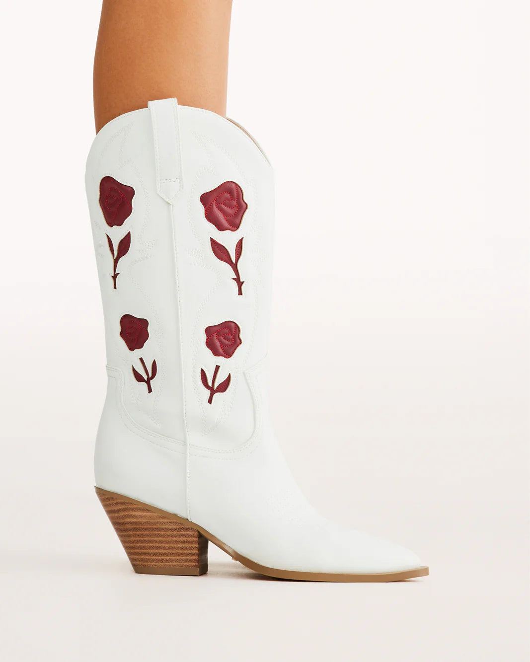 Arden Rose Embroidered Cowboy Boot