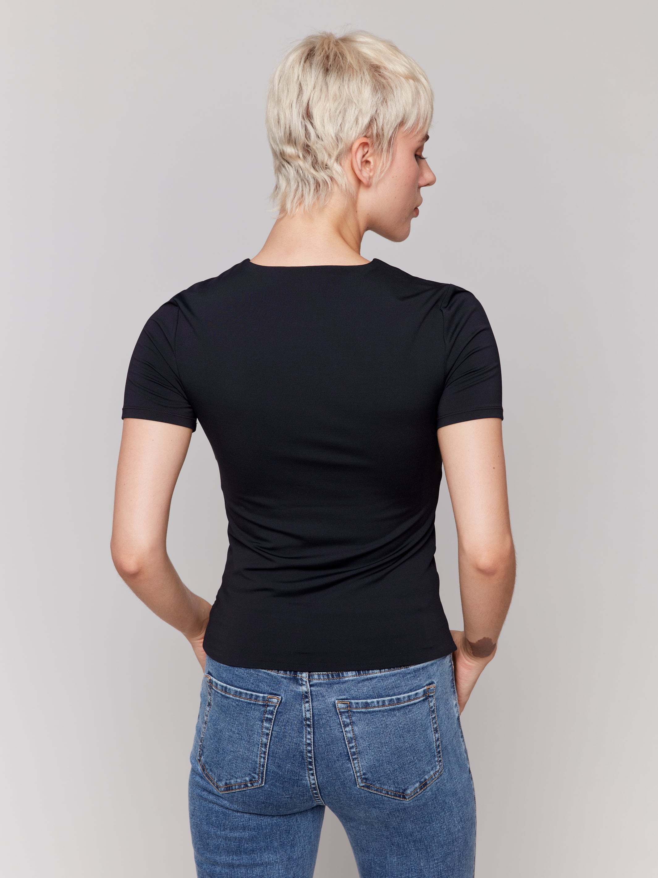 Double Cloth Super Stretch T-Shirt