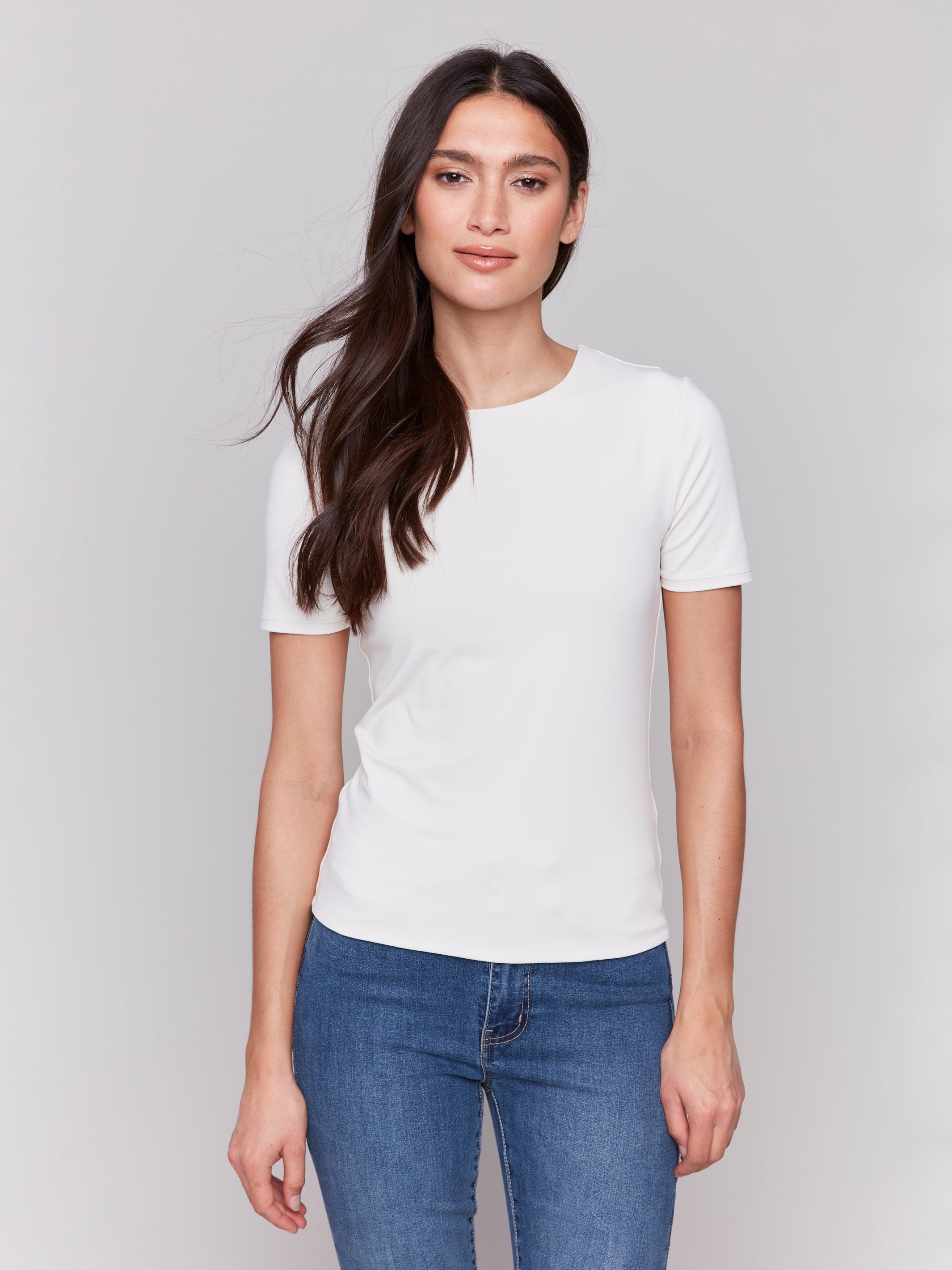 Double Cloth Super Stretch T-Shirt