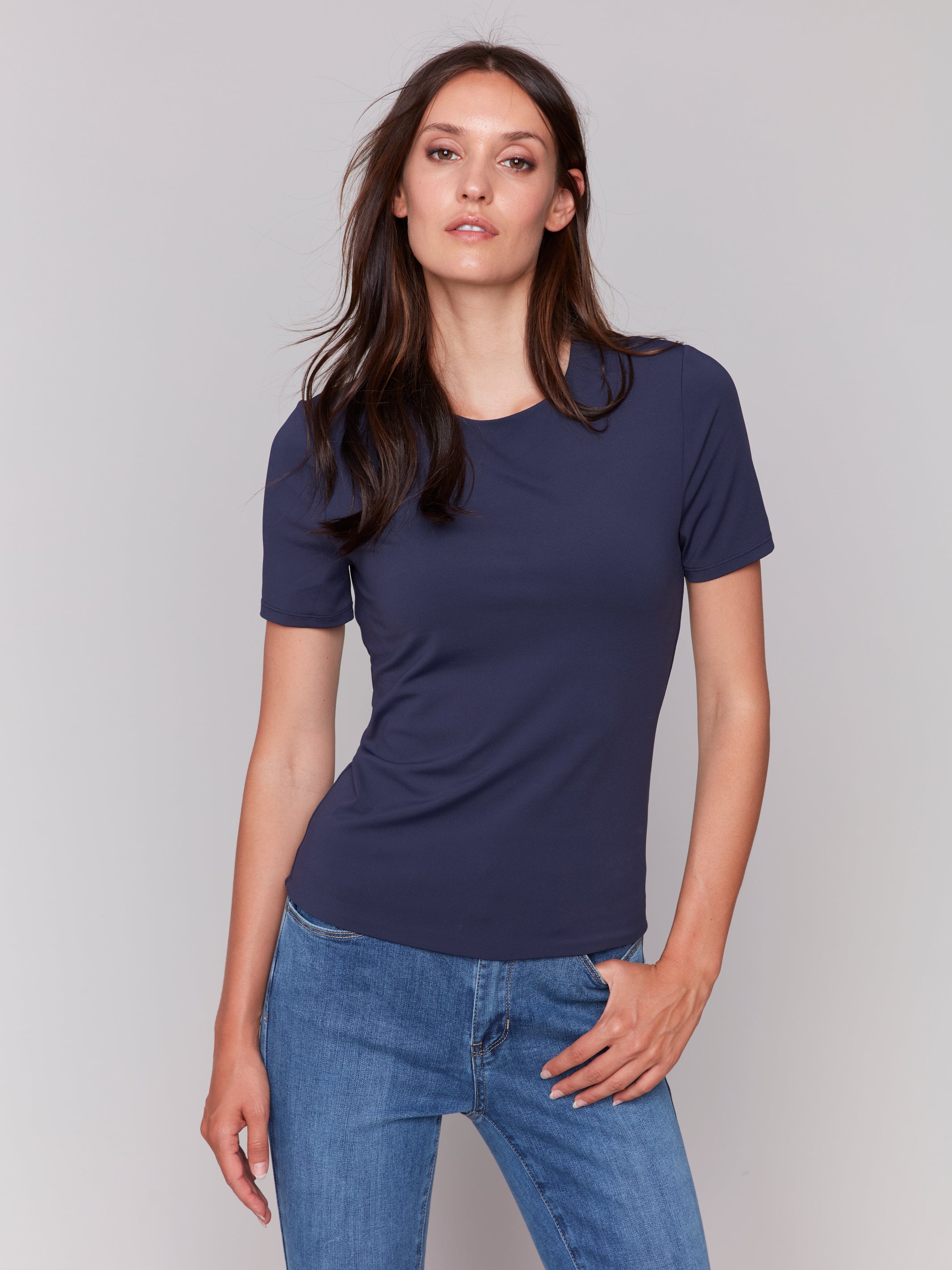 Double Cloth Super Stretch T-Shirt