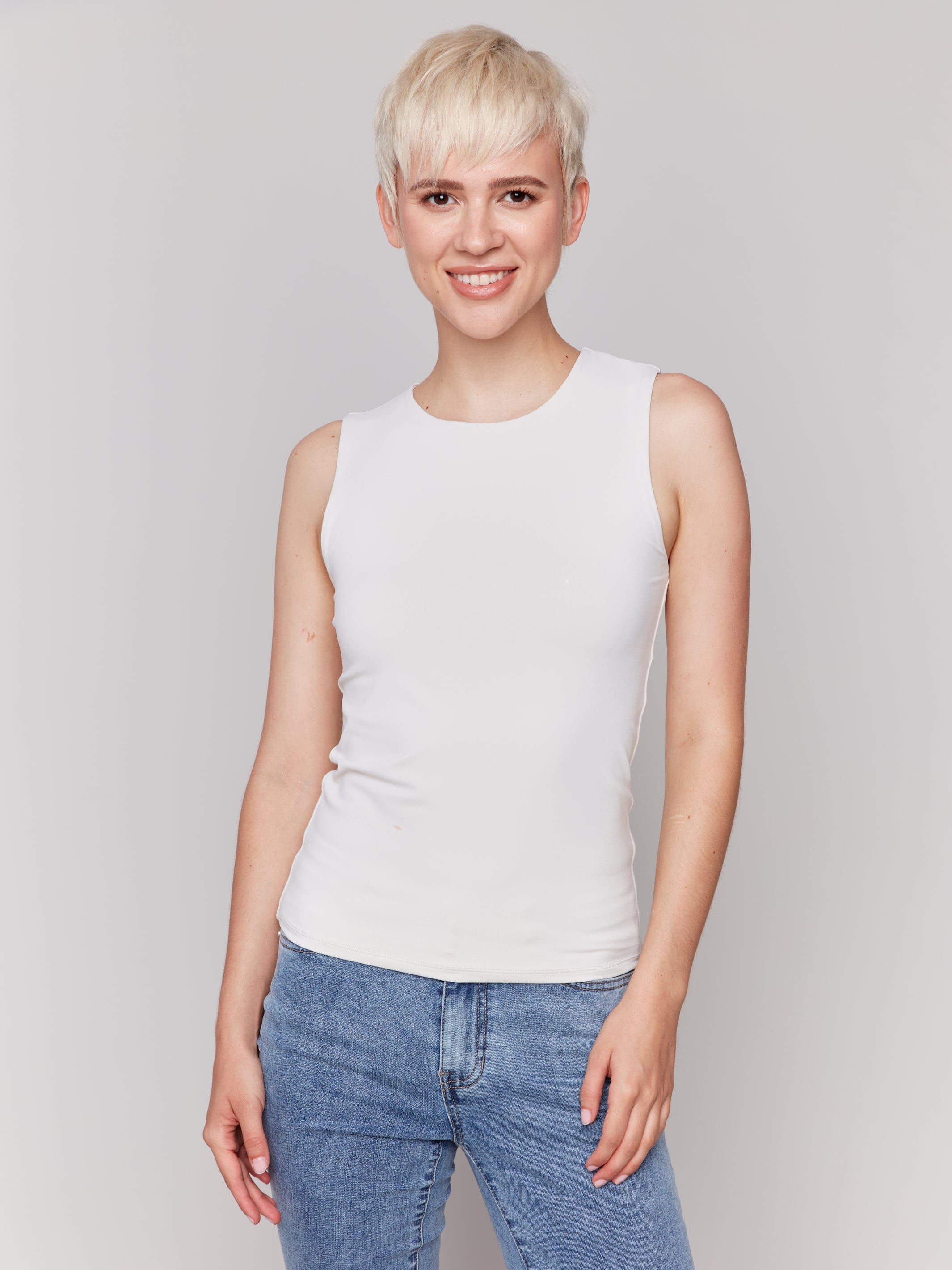 Double Cloth Super Stretch Tank