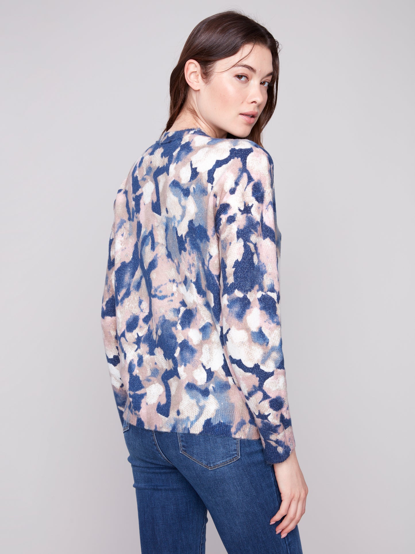 Reversible Printed Sweater