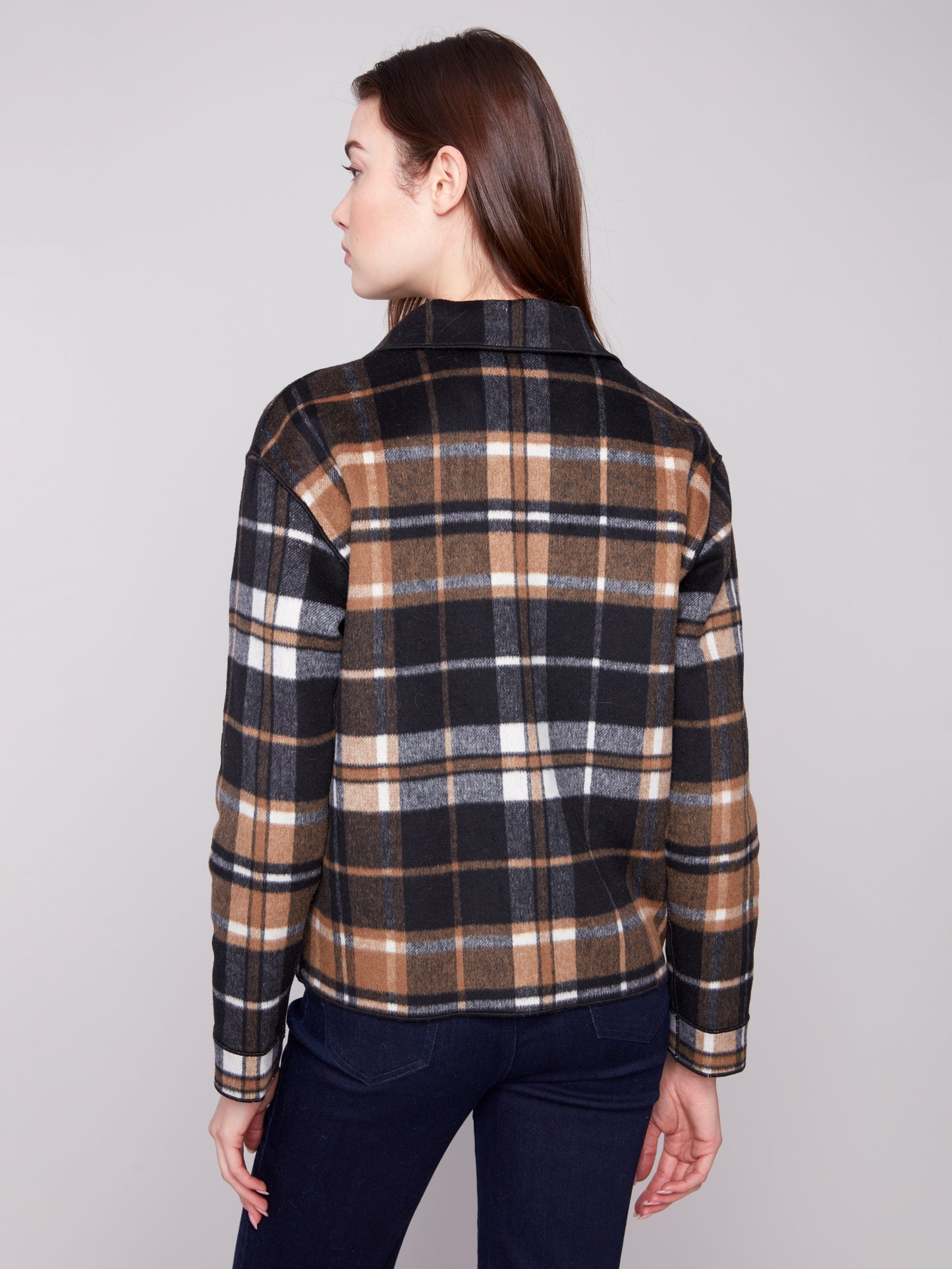 Reversible Plaid Jacket