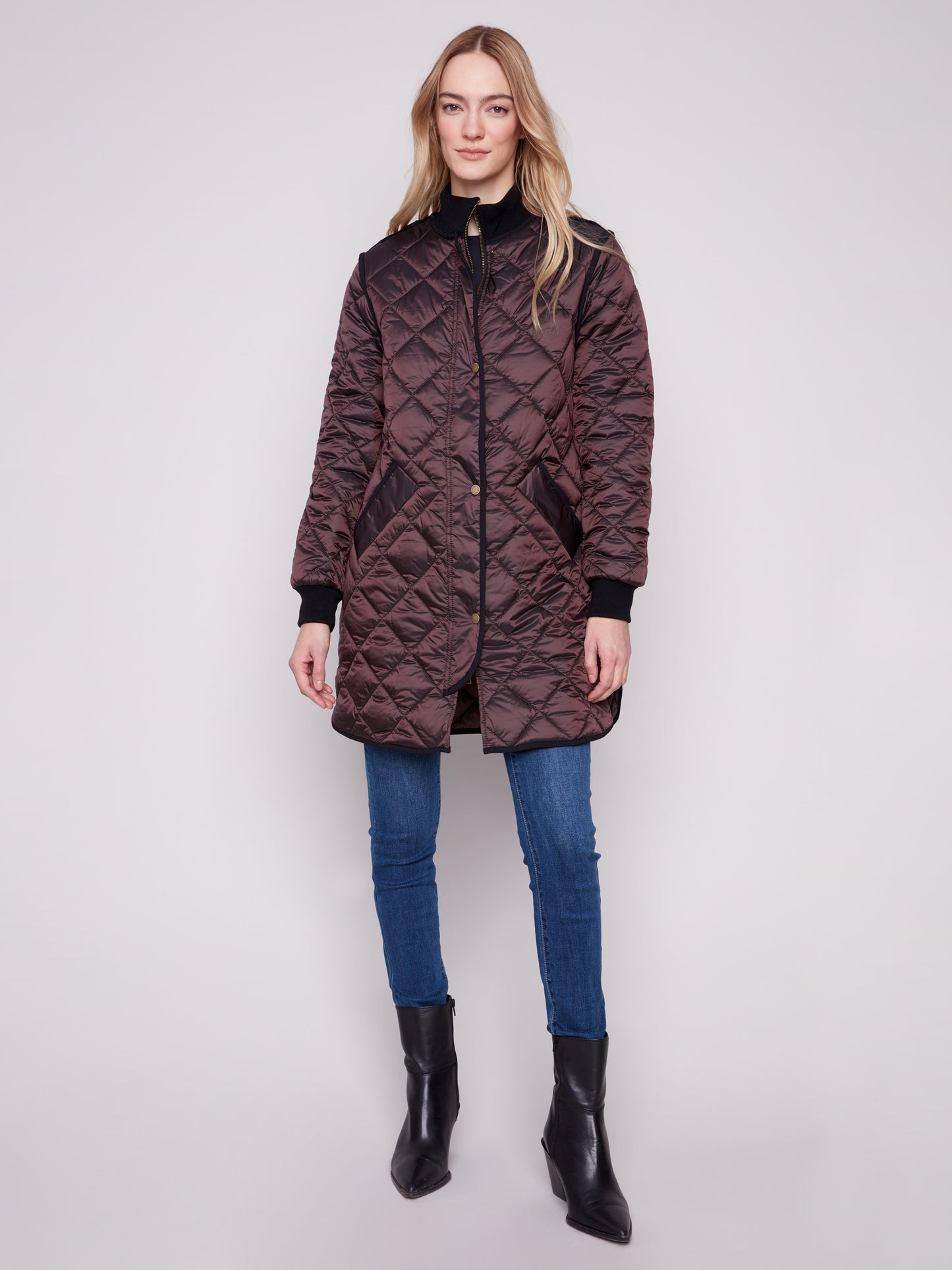 Long Quilted Puffer Jacket