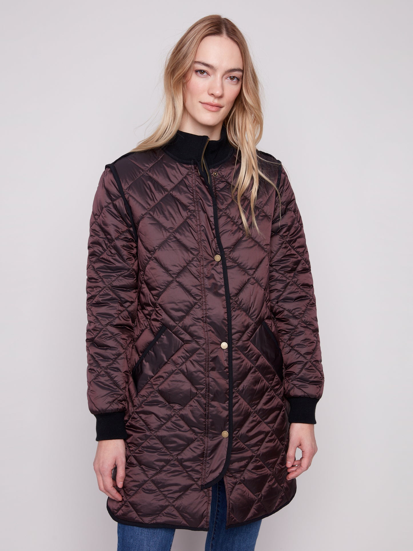 Long Quilted Puffer Jacket