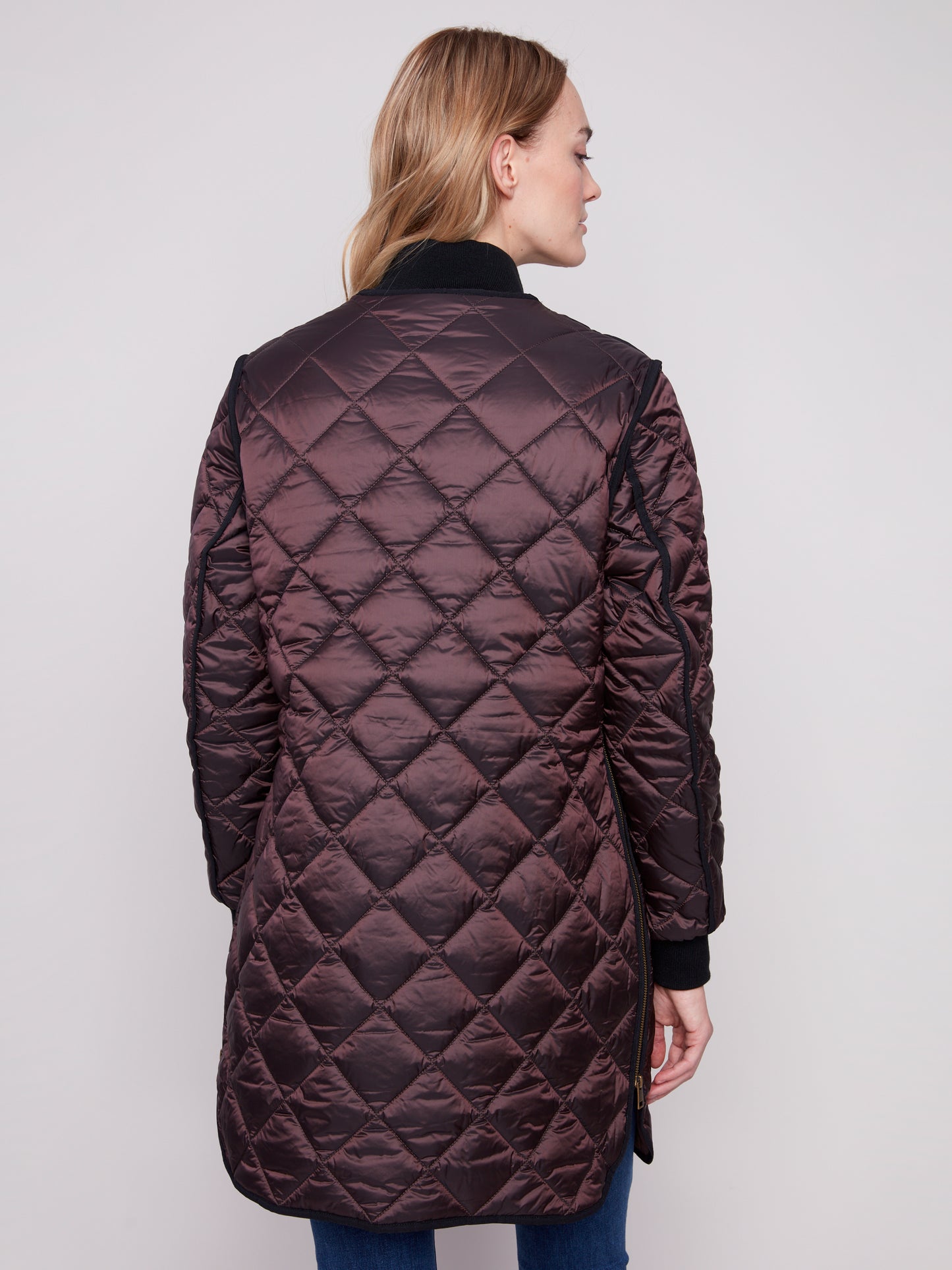 Long Quilted Puffer Jacket